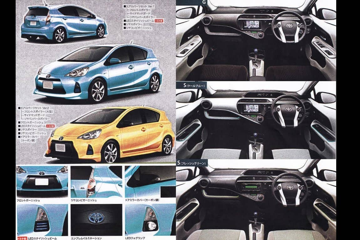 Prius C Leaked Brochure