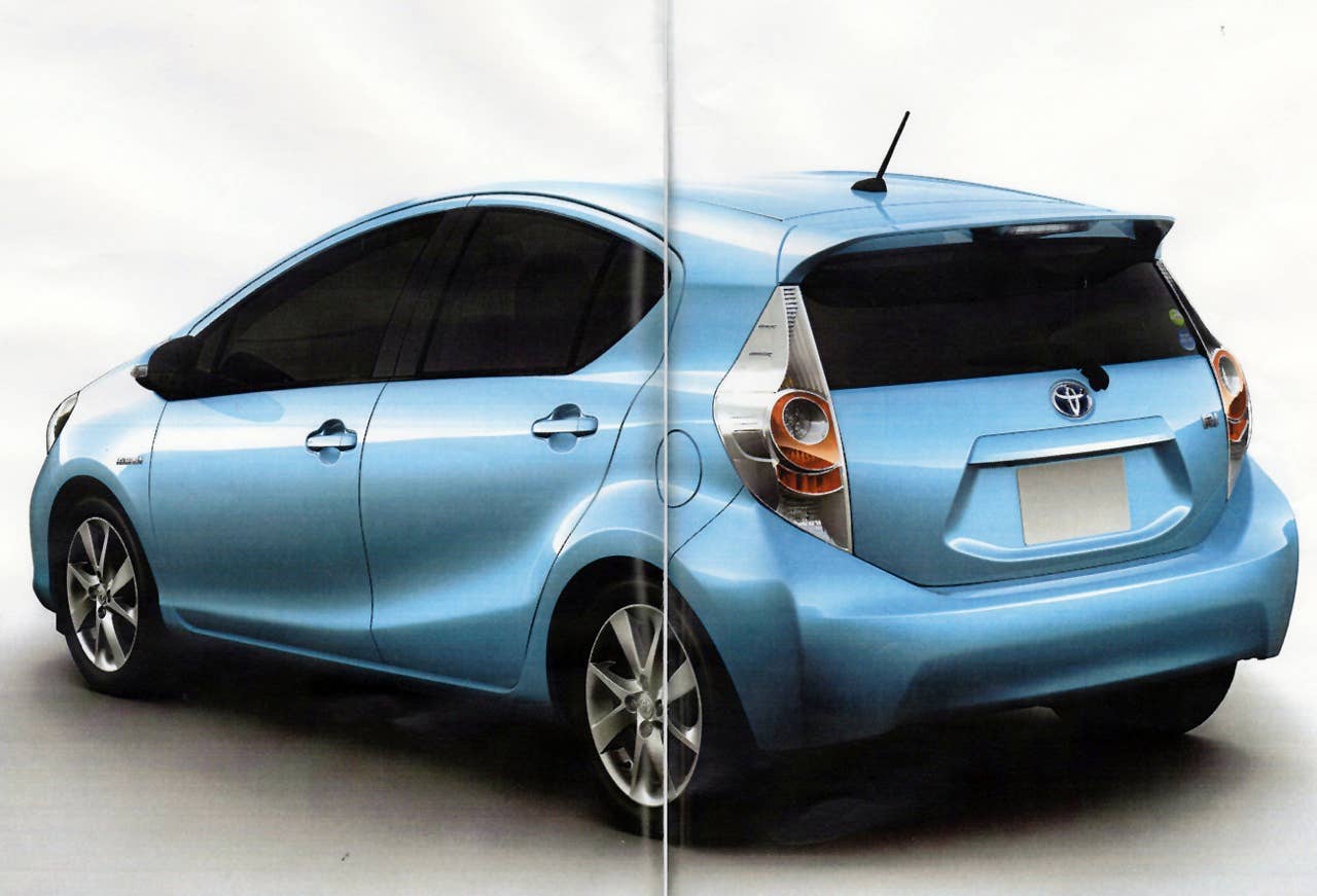 Prius C Leaked Brochure