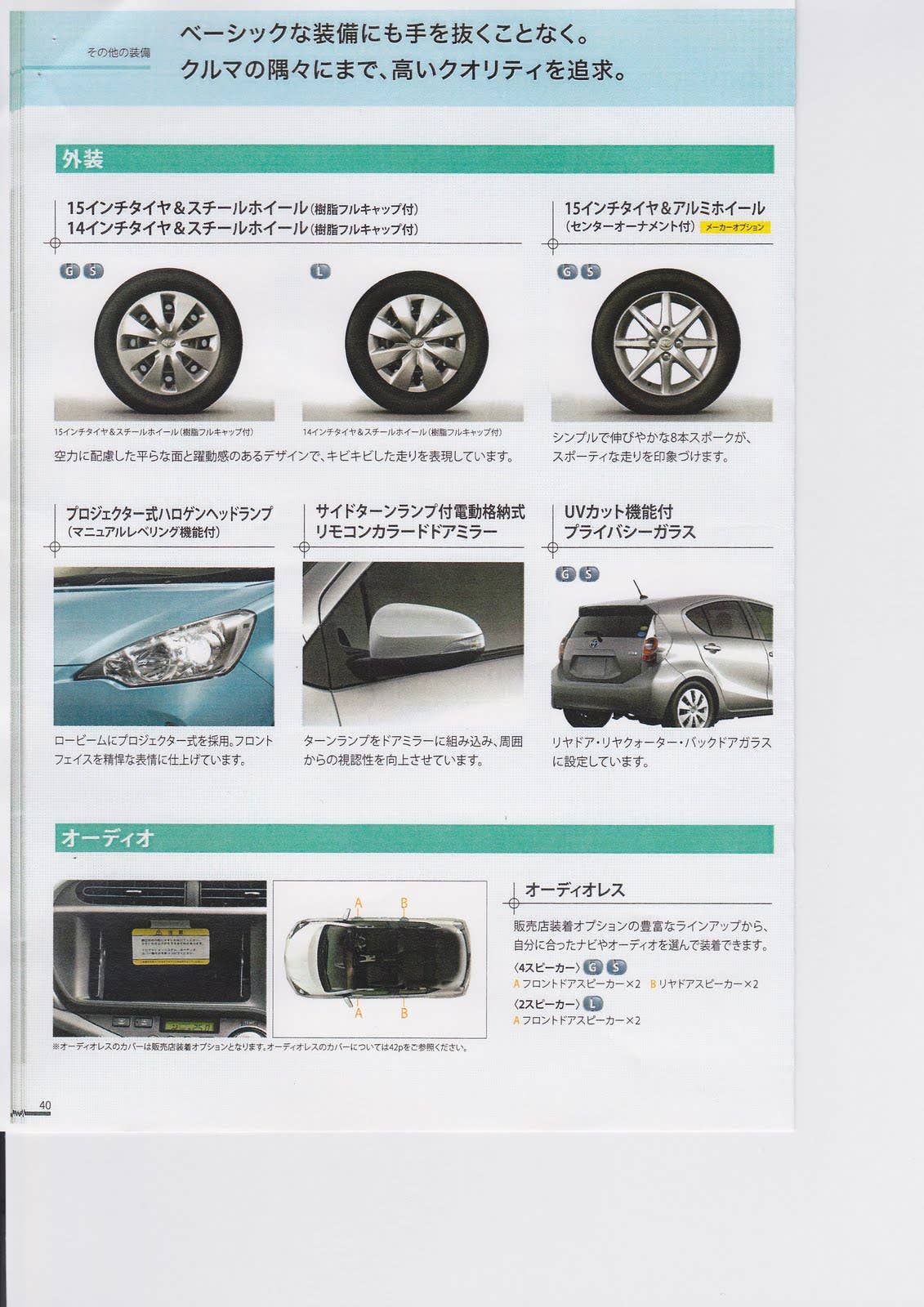 Prius C Leaked Brochure