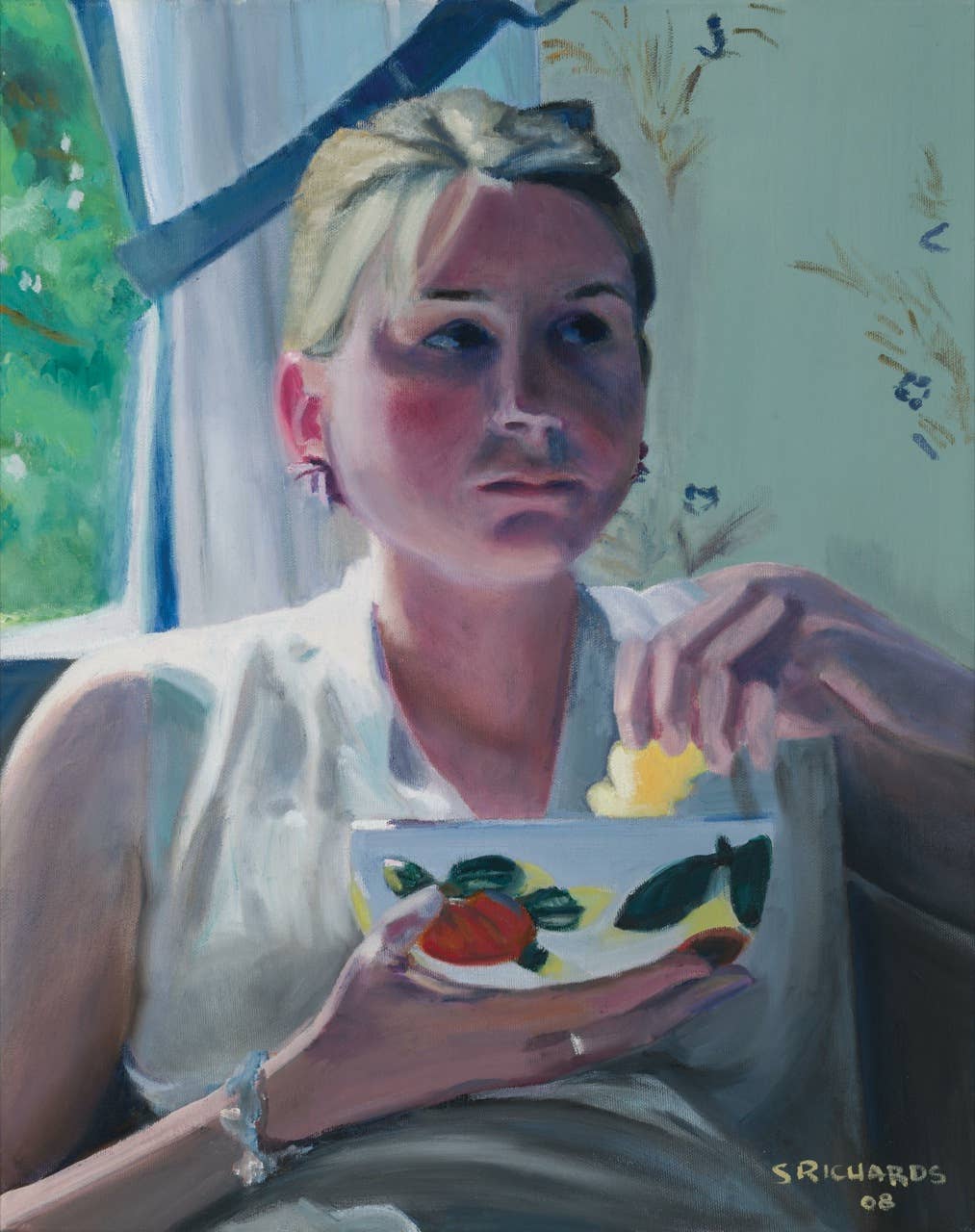 "Hilary" oil painting by Sherry Richards