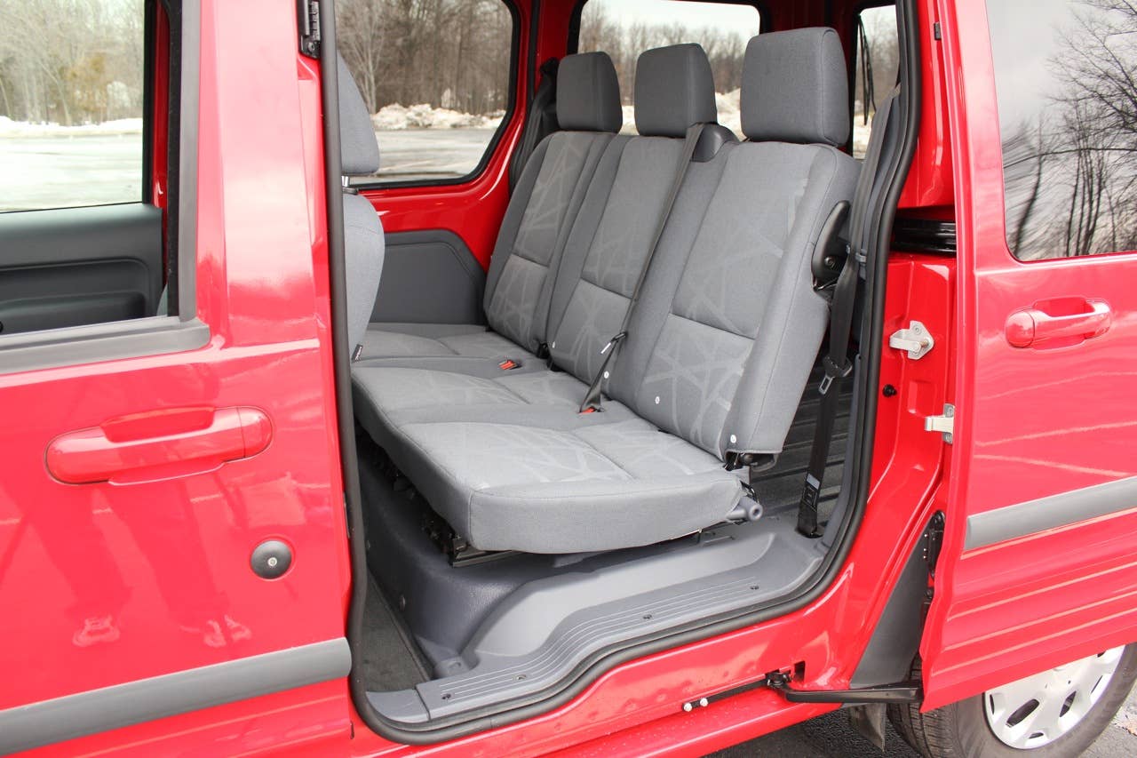2011 Ford Transit Connect XLT rear seats