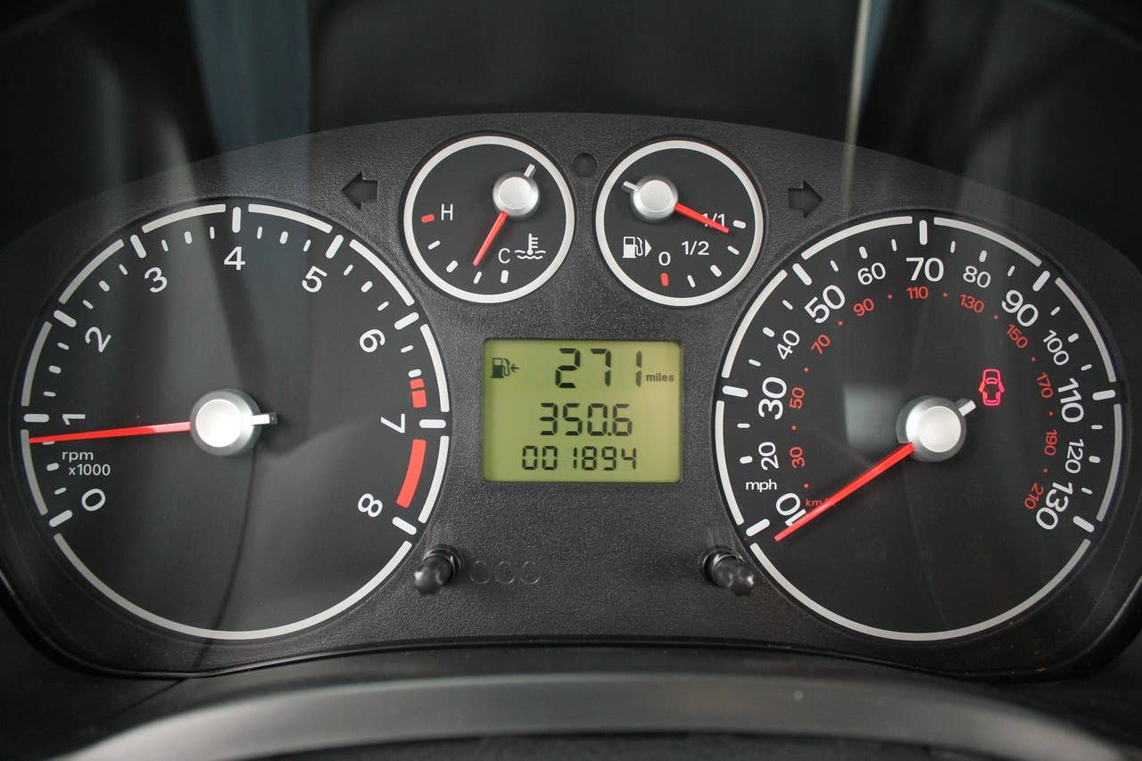 2011 Ford Transit Connect XLT gauges