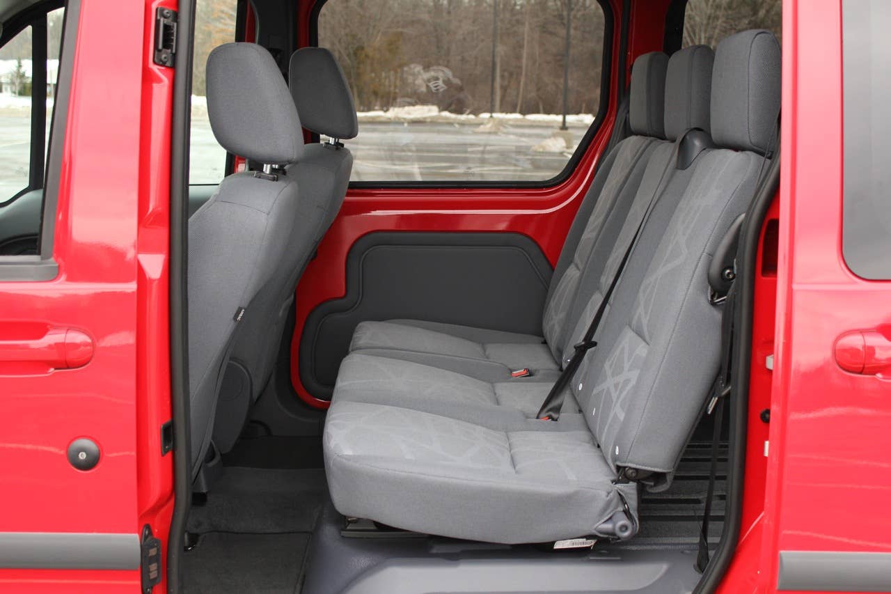 2011 Ford Transit Connect XLT rear seats