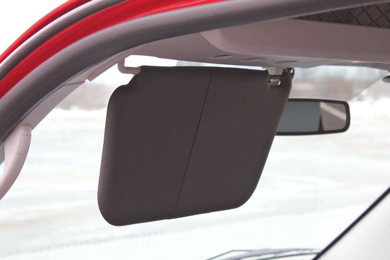 2011 Ford Transit Connect XLT sun visor