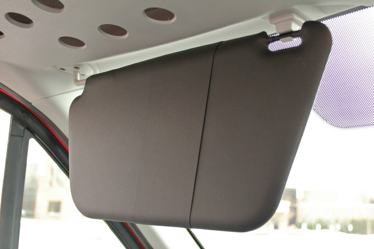 2011 Ford Transit Connect XLT sun visor