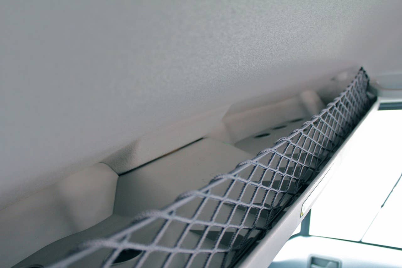 2011 Ford Transit Connect XLT storage area