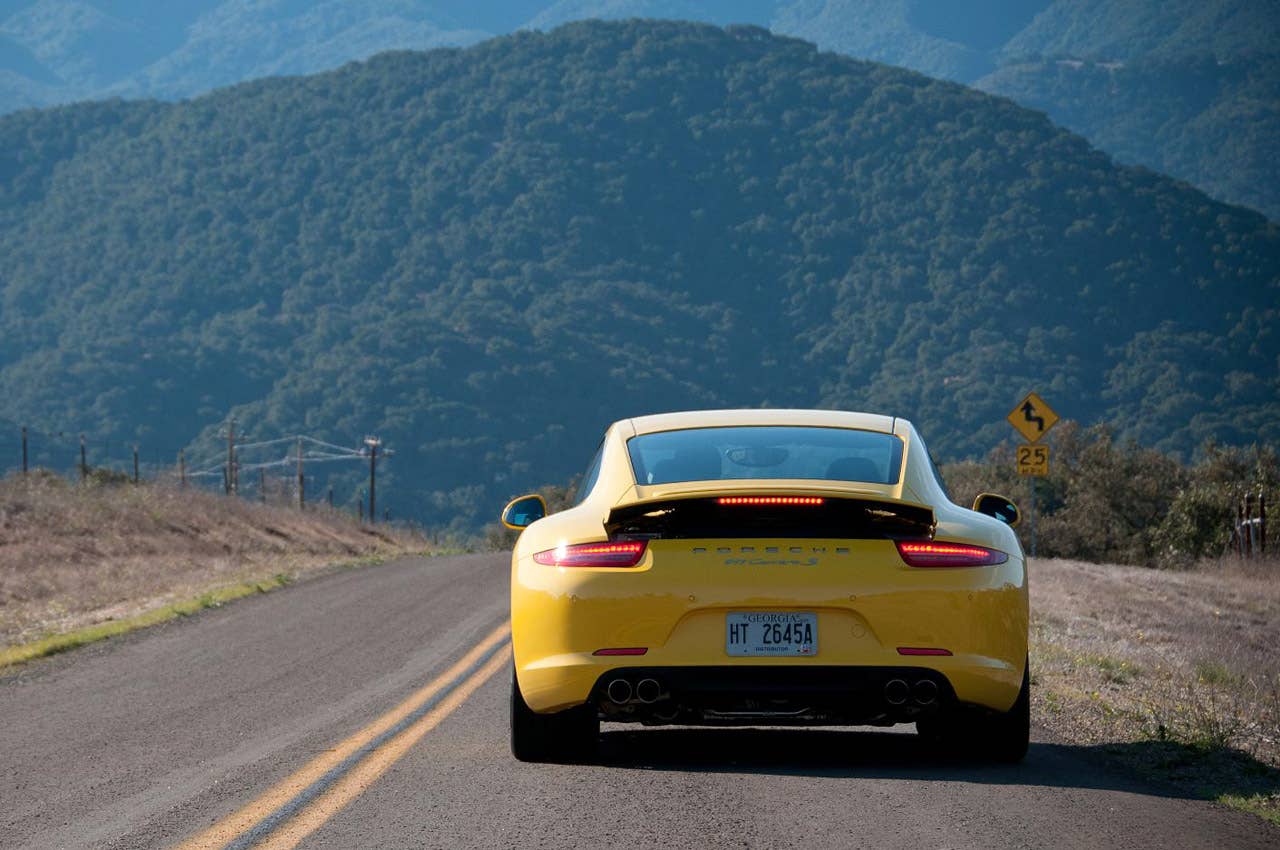 2012 Porsche 911 Carrera S rear view