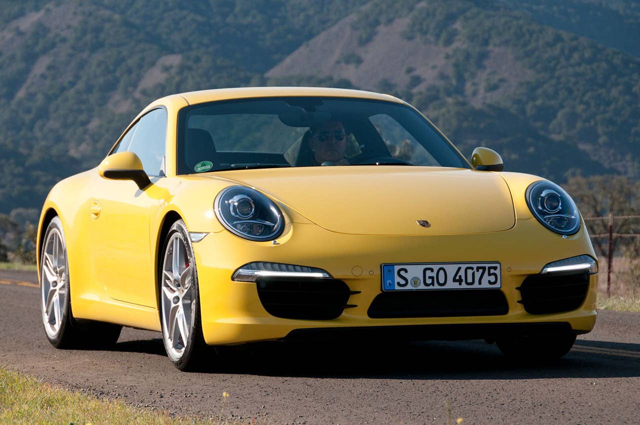 2012 Porsche 911 Carrera S front 3/4 view