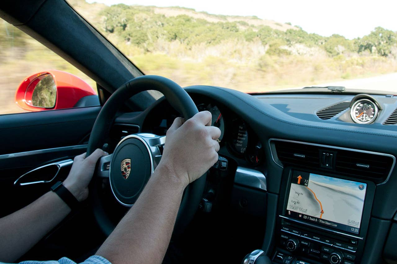 2012 Porsche 911 Carrera S driving