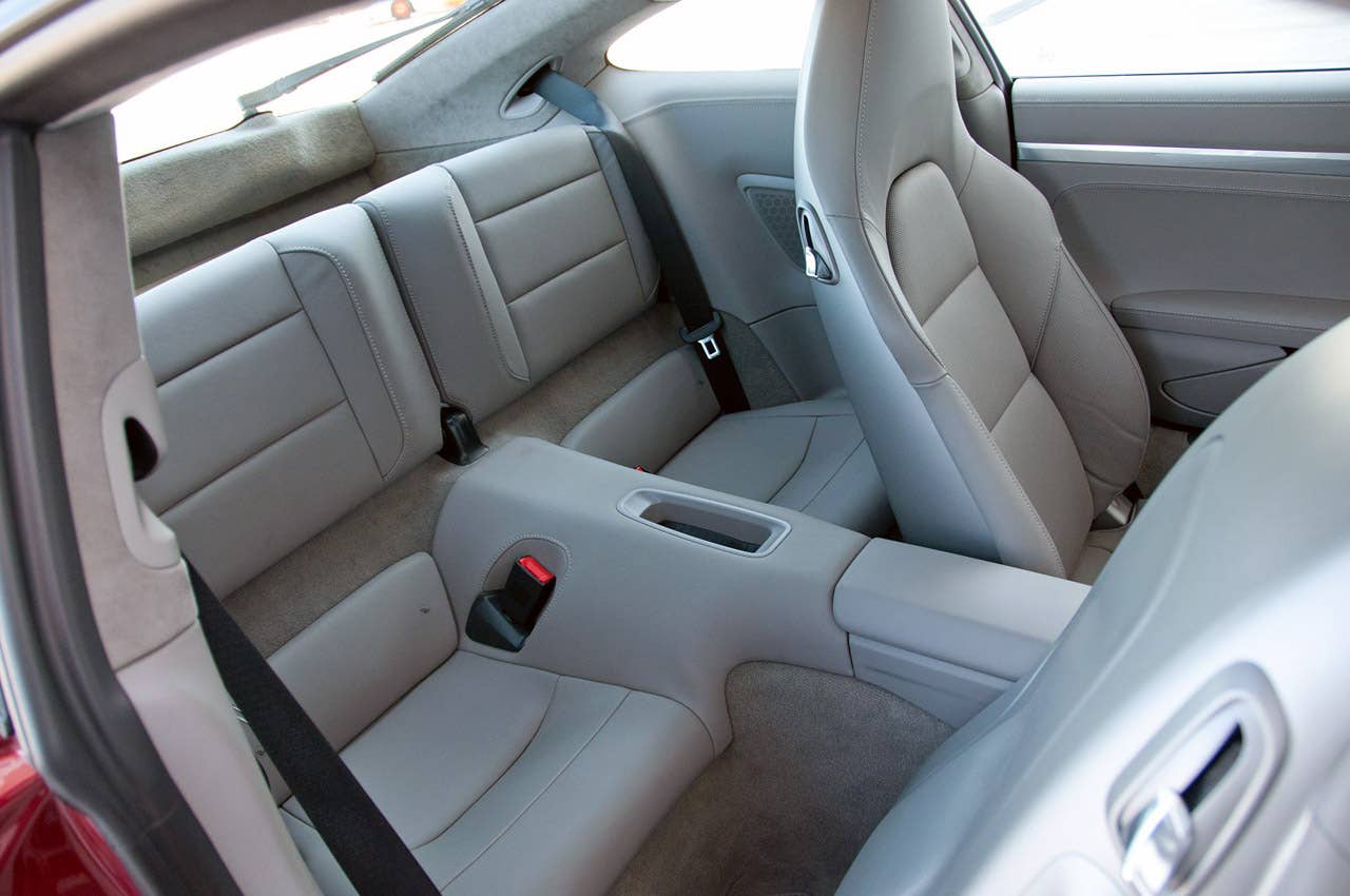2012 Porsche 911 Carrera S rear seats