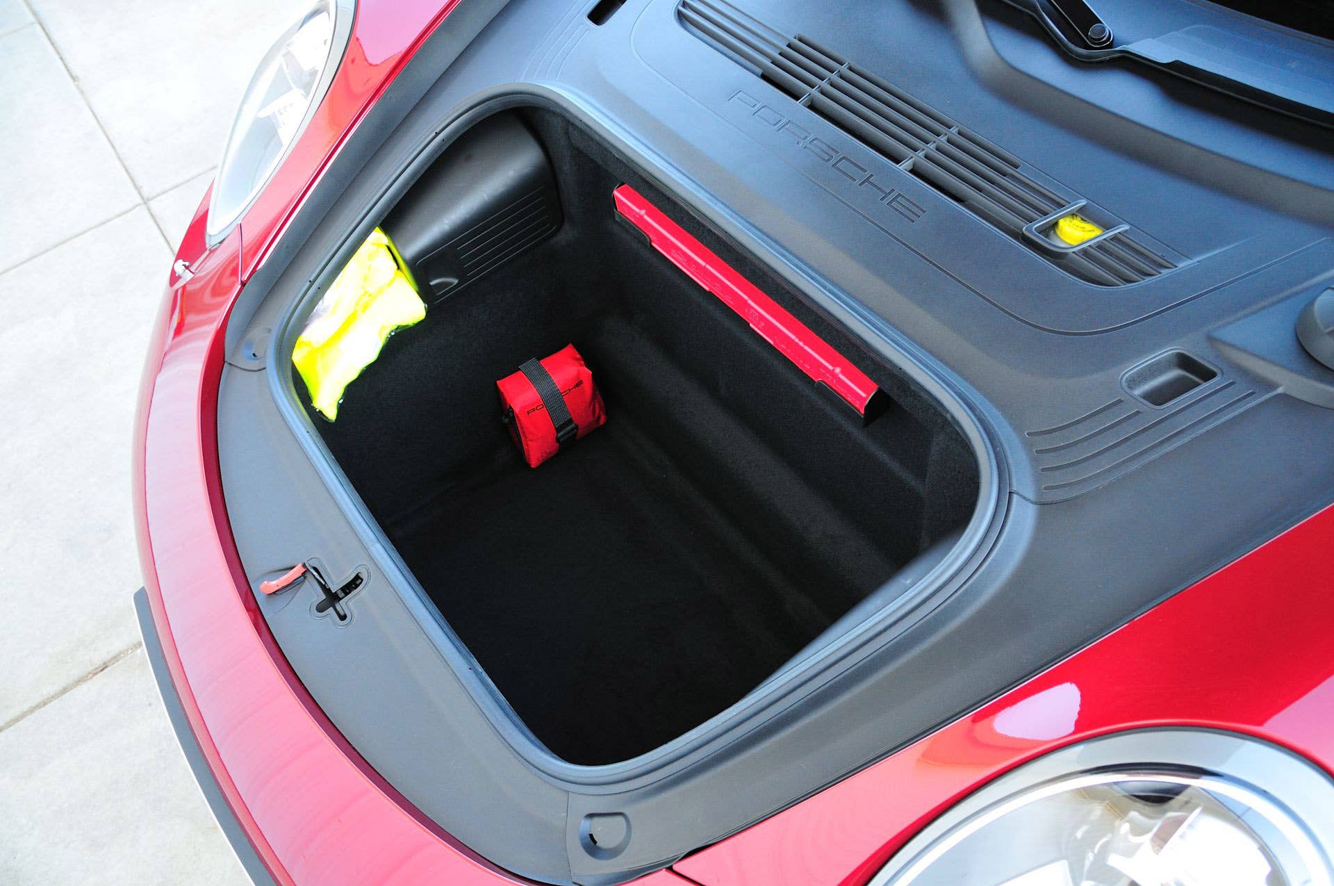 2012 Porsche 911 Carrera S front storage area