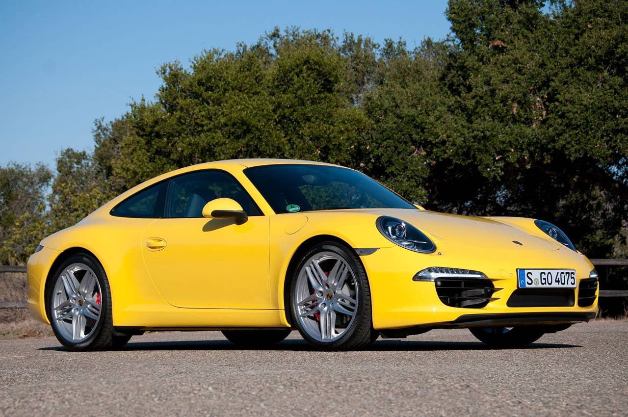 2012 Porsche 911 Carrera S front 3/4 view