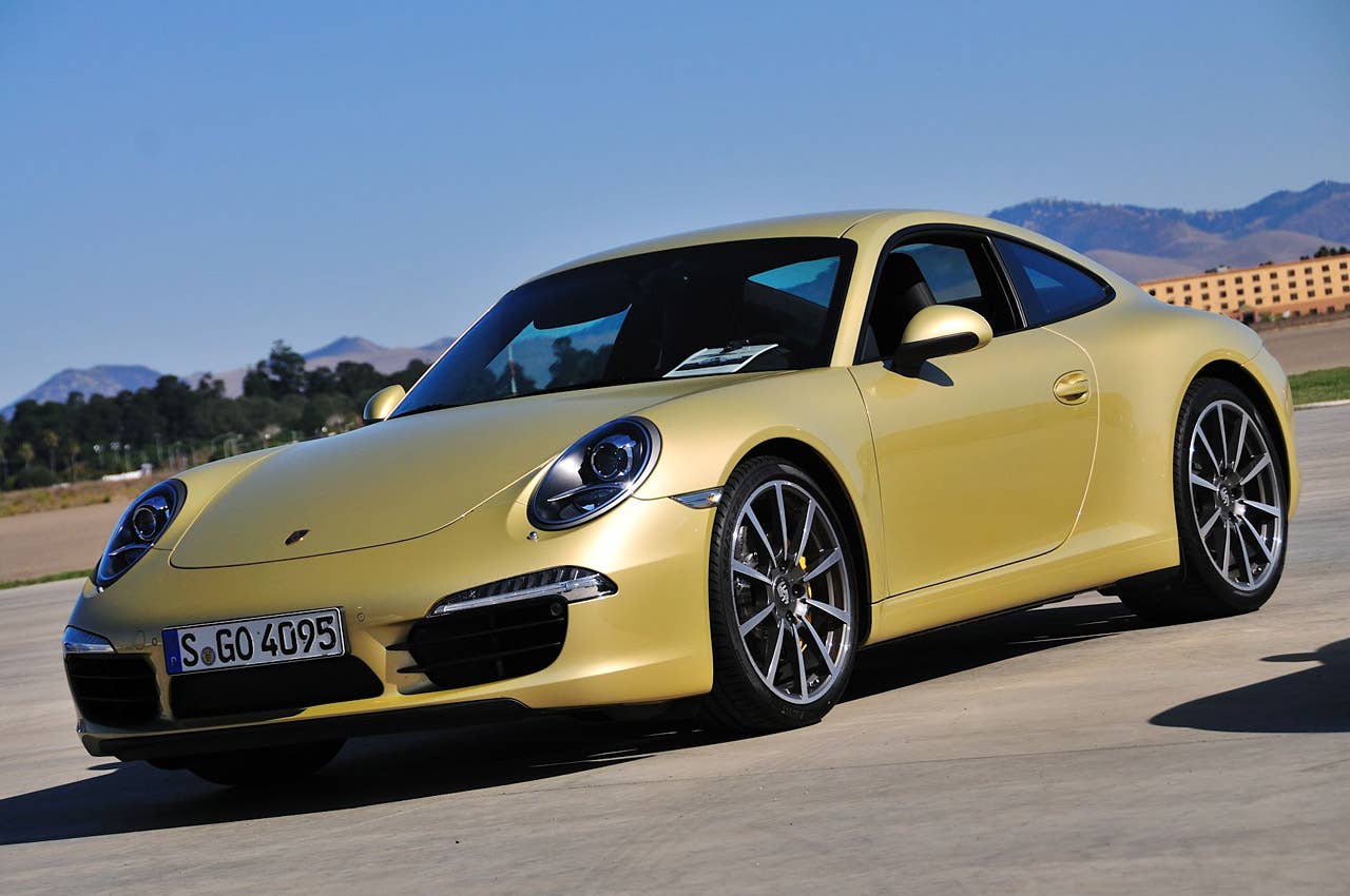2012 Porsche 911 Carrera S front 3/4 view