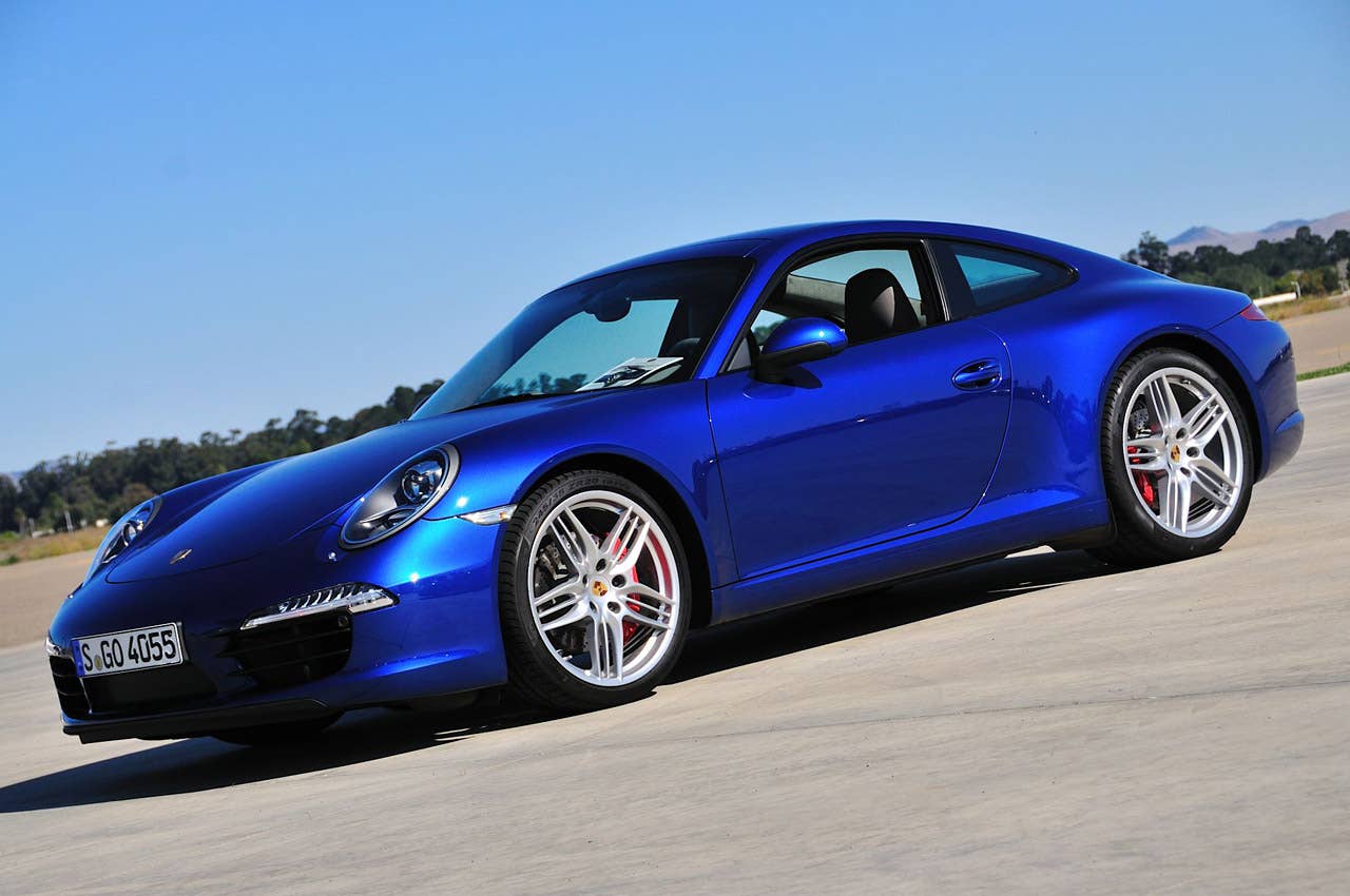 2012 Porsche 911 Carrera S front 3/4 view