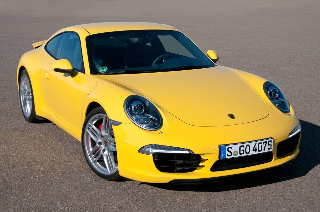 2012 Porsche 911 Carrera S front 3/4 view