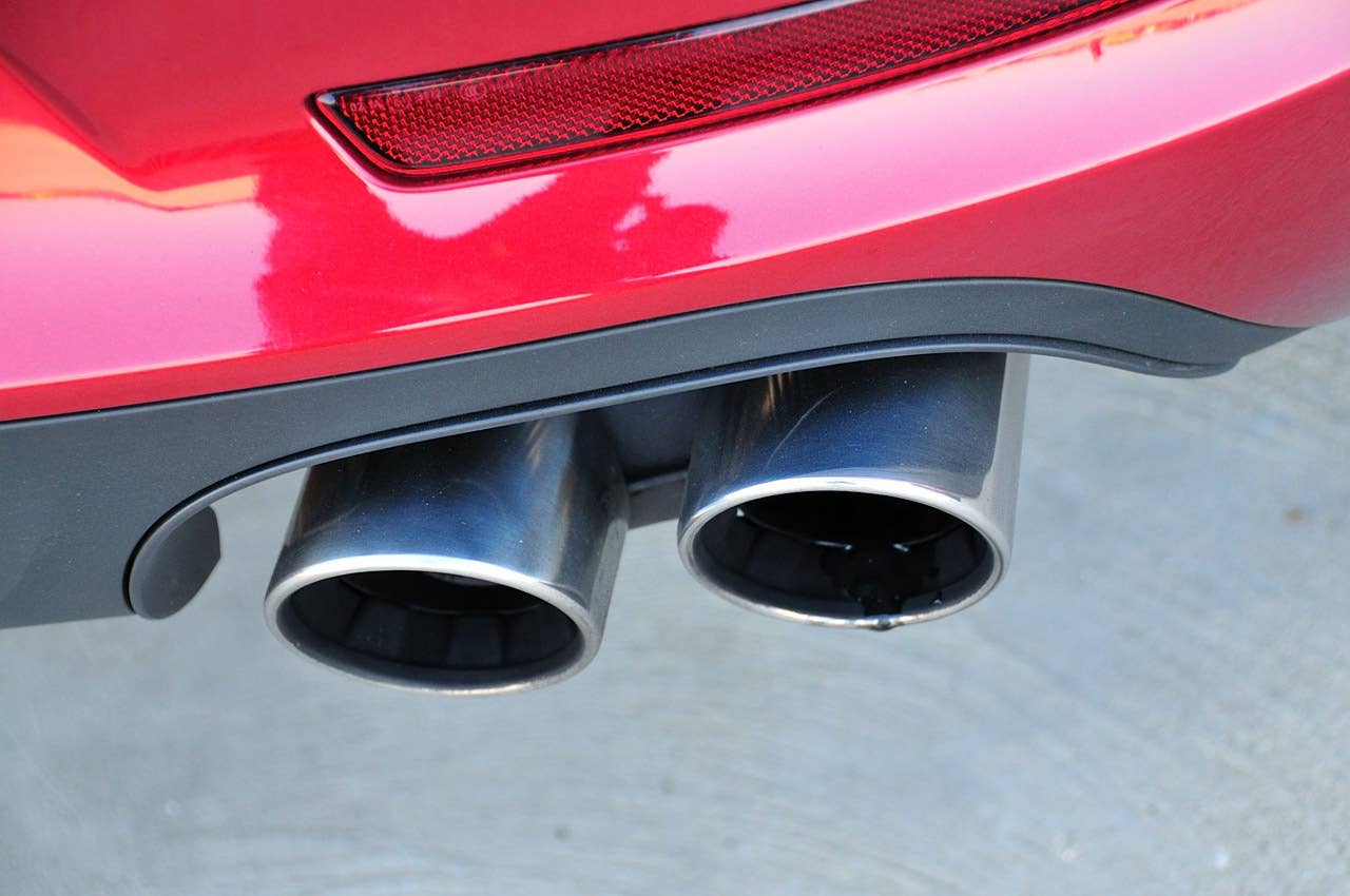 2012 Porsche 911 Carrera S exhaust tips