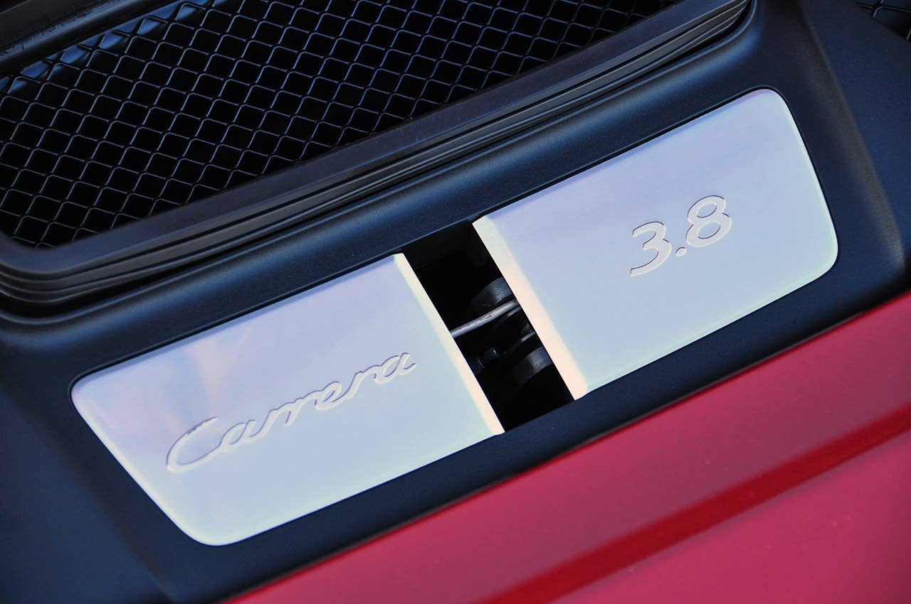 2012 Porsche 911 Carrera S engine detail
