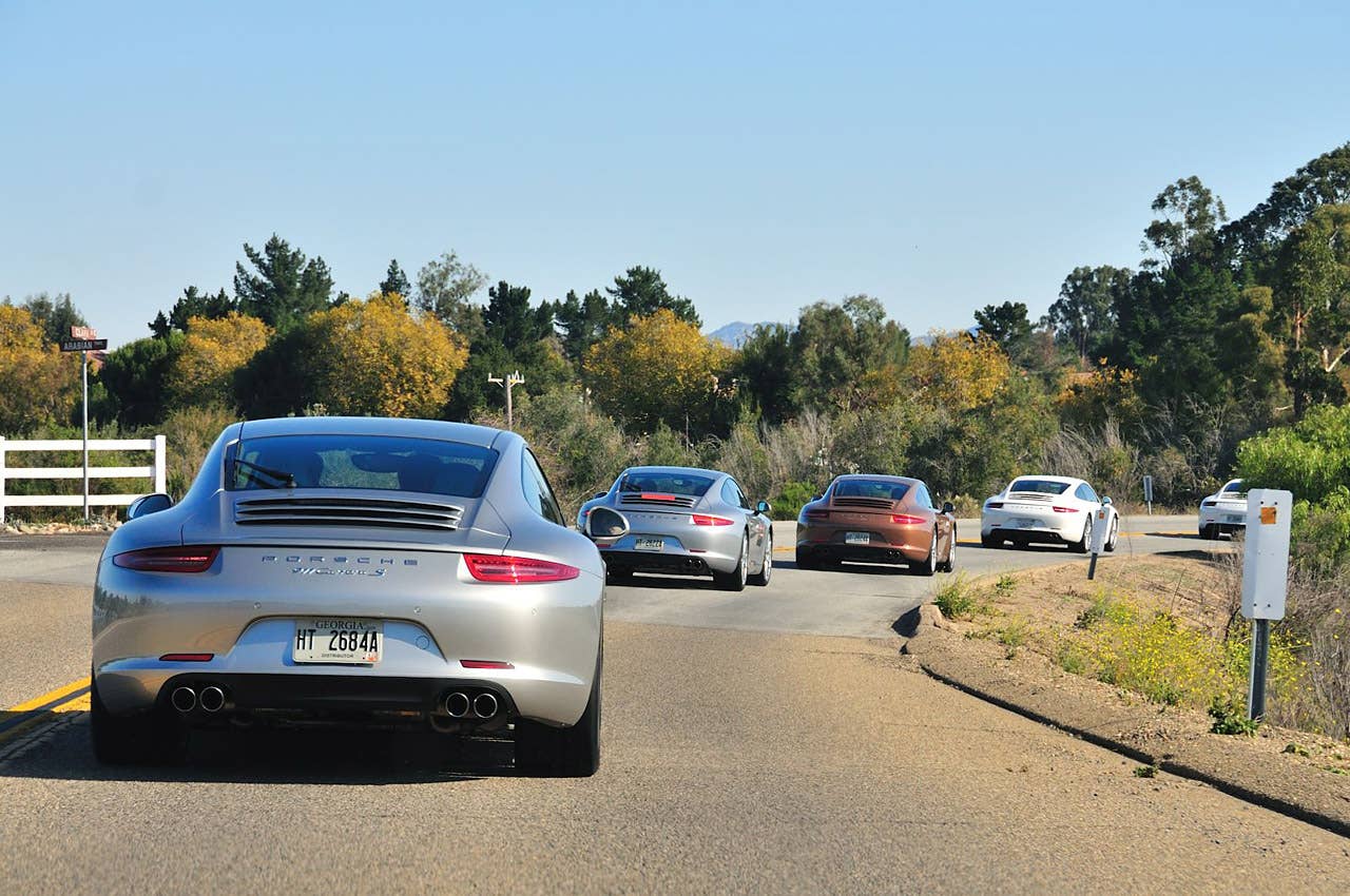 2012 Porsche 911 Carrera S driving