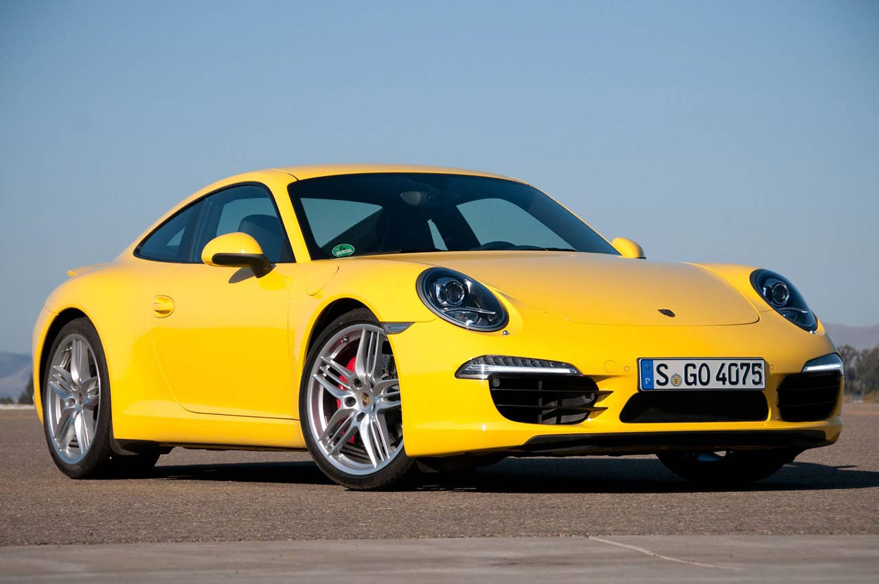 2012 Porsche 911 Carrera S front 3/4 view