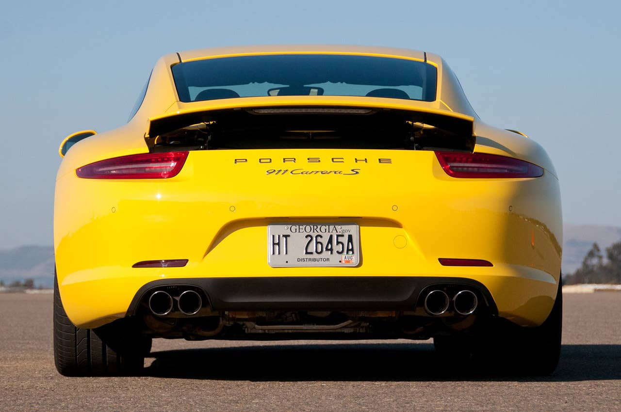 2012 Porsche 911 Carrera S rear view