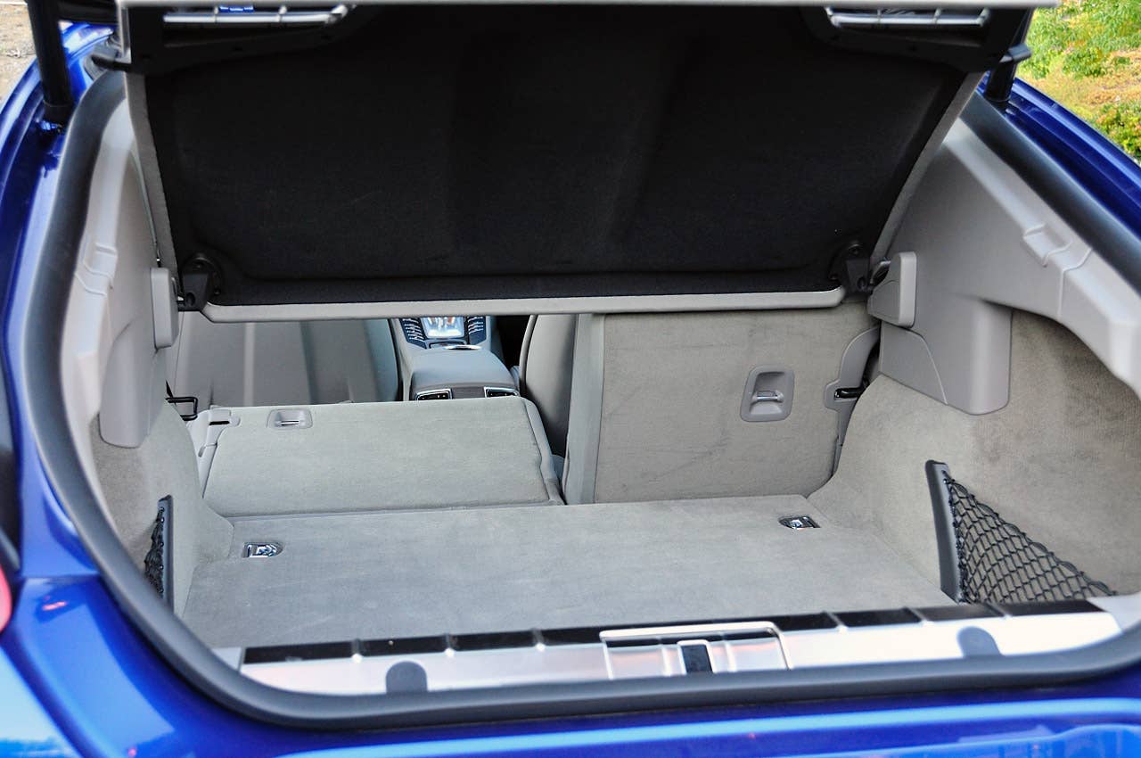 2012 Porsche Panamera Turbo S rear cargo area