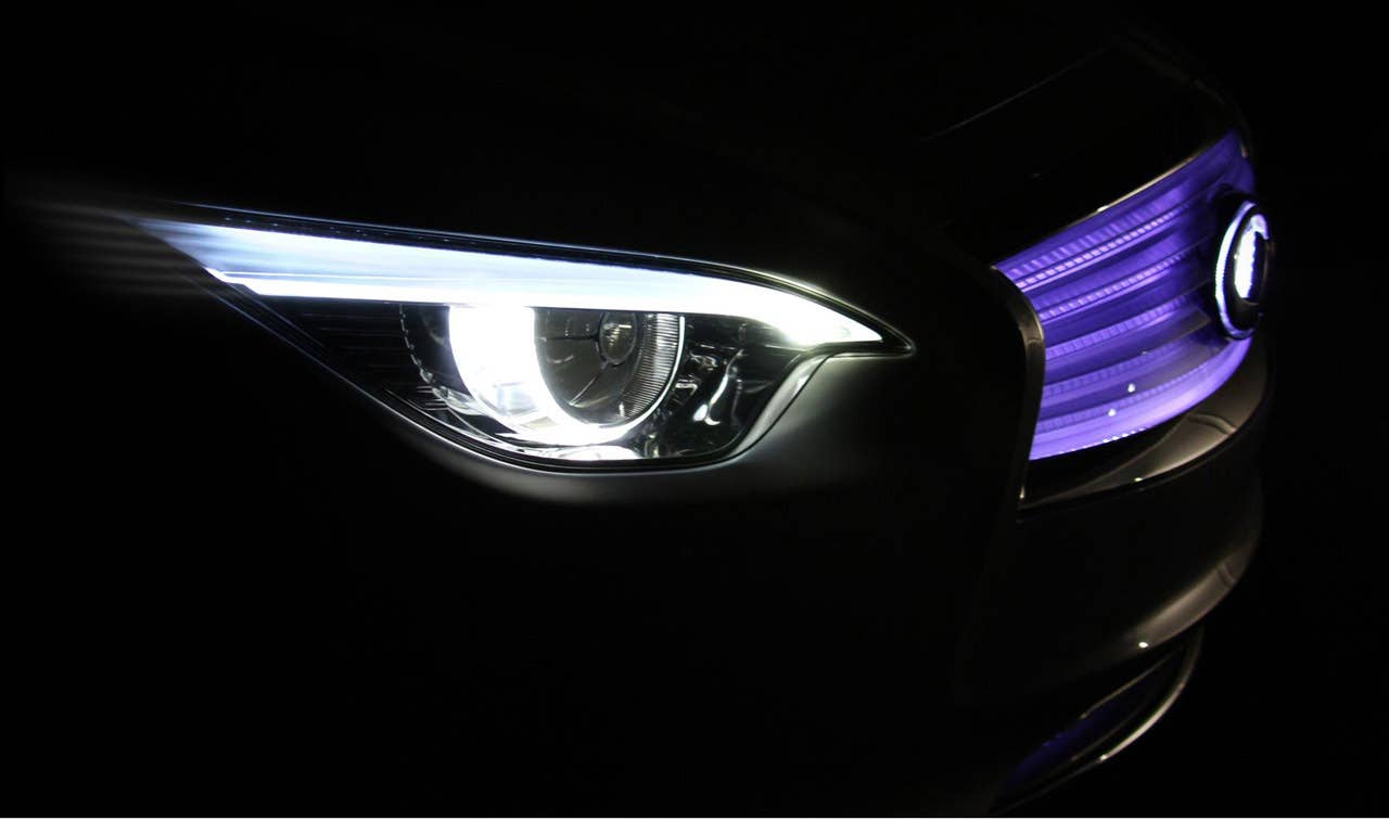 Infiniti Etherea Concept headlight detail