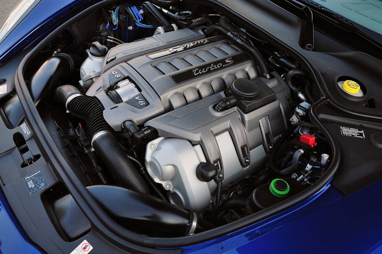 2012 Porsche Panamera Turbo S engine