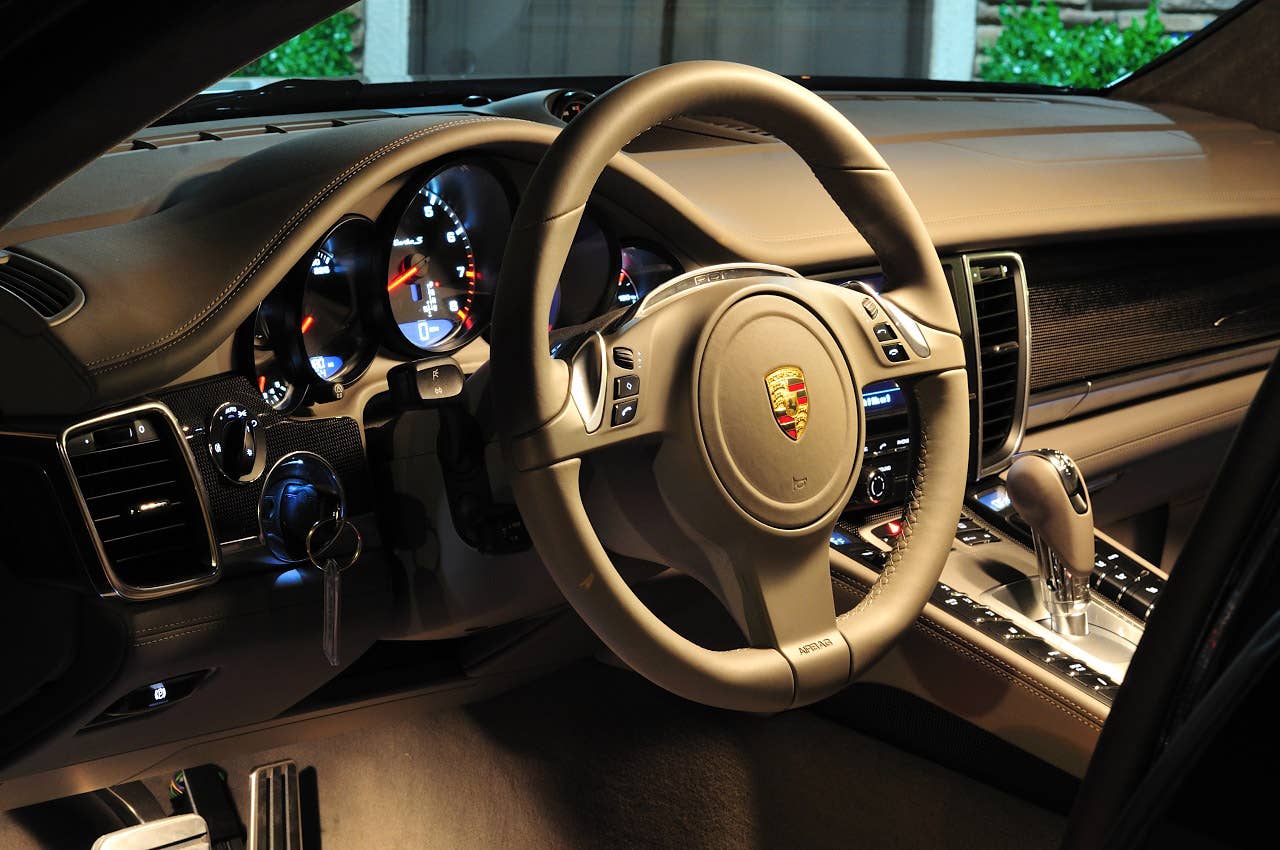 2012 Porsche Panamera Turbo S interior