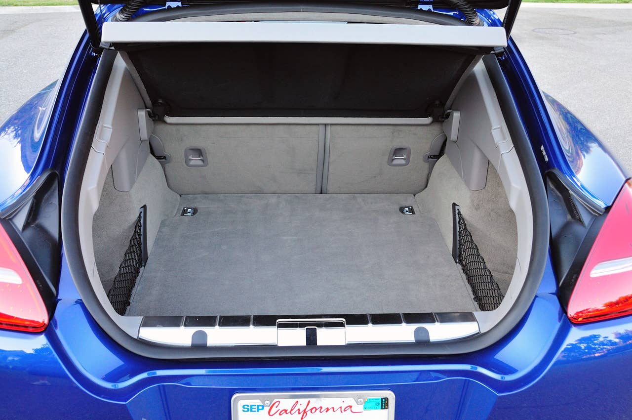 2012 Porsche Panamera Turbo S rear cargo area