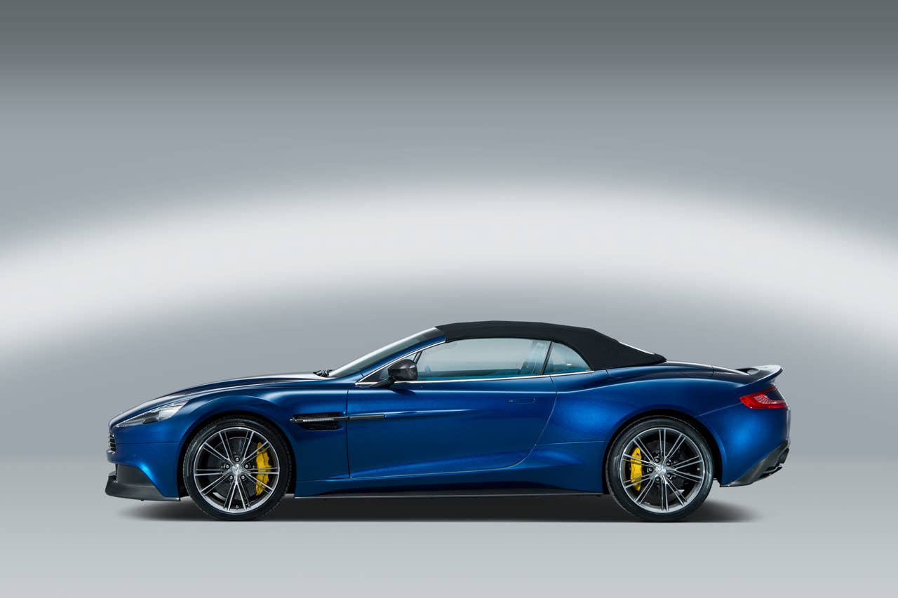 2014 Aston Martin Vanquish Volante side, top up