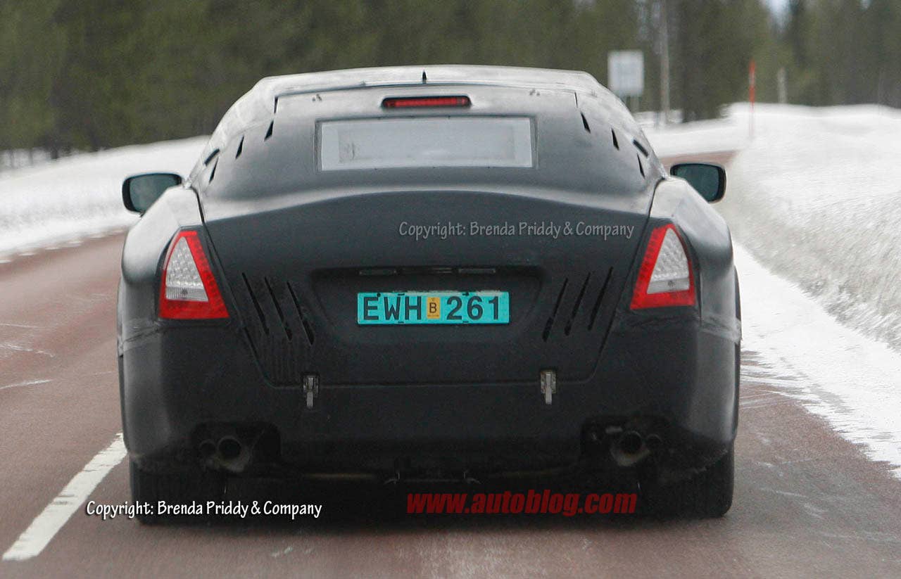 Maserati Quattroporte Spy Shots rear