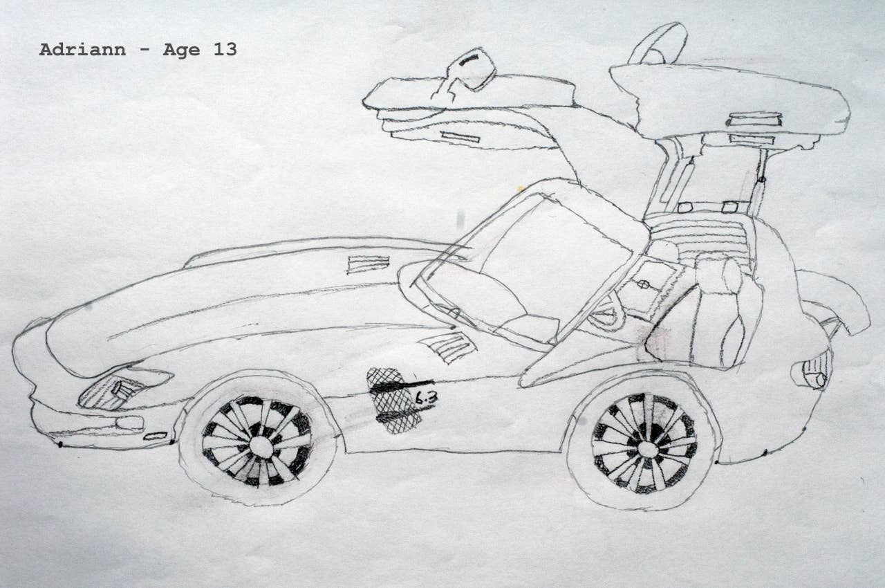 Mercedes-Benz SLS at Sycamore Canyon School