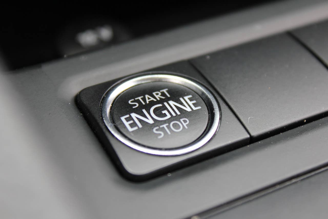 2011 Volkswagen Jetta TDI engine on/off button