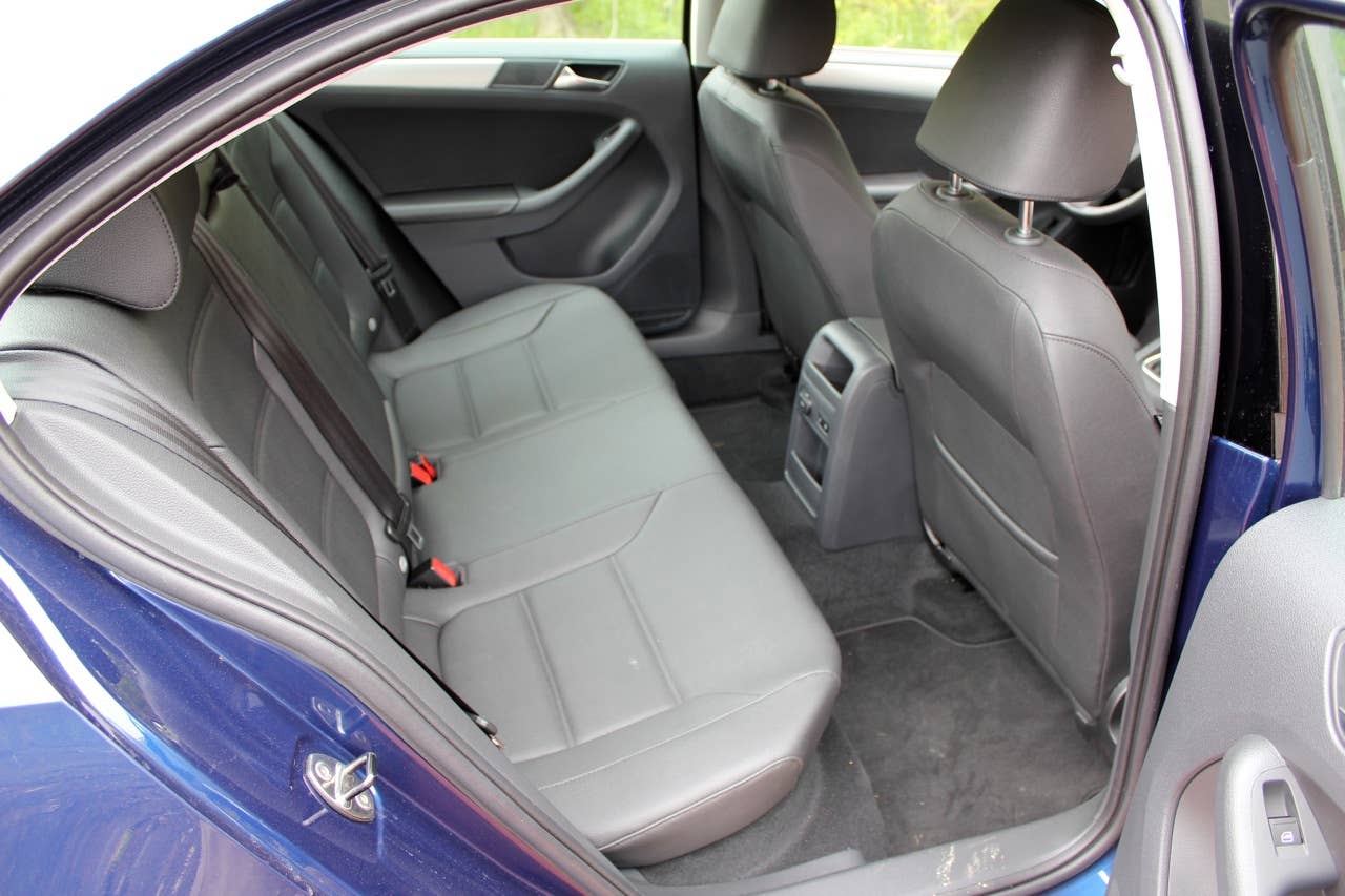 2011 Volkswagen Jetta TDI rear seats