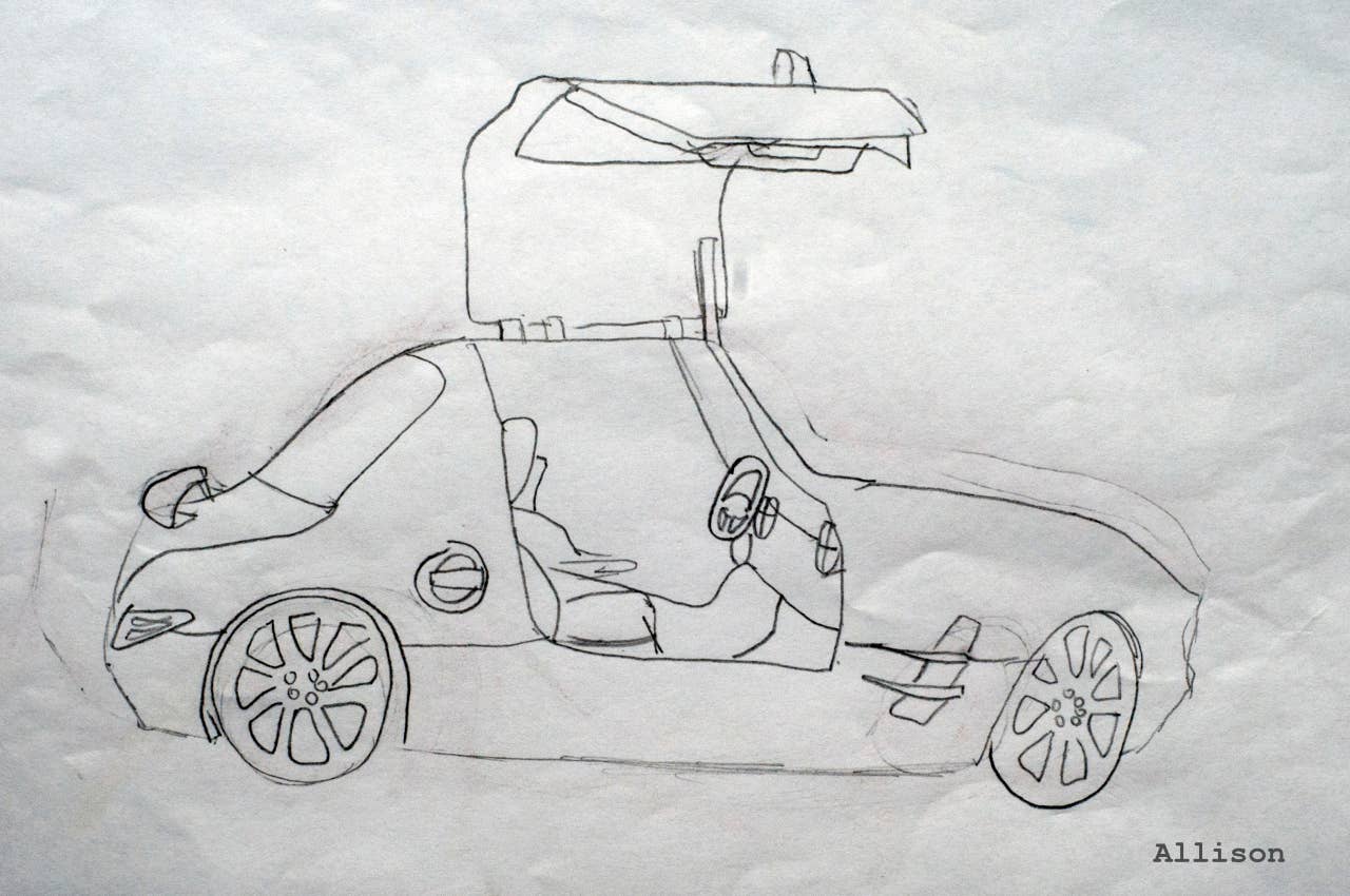 Mercedes-Benz SLS at Sycamore Canyon School