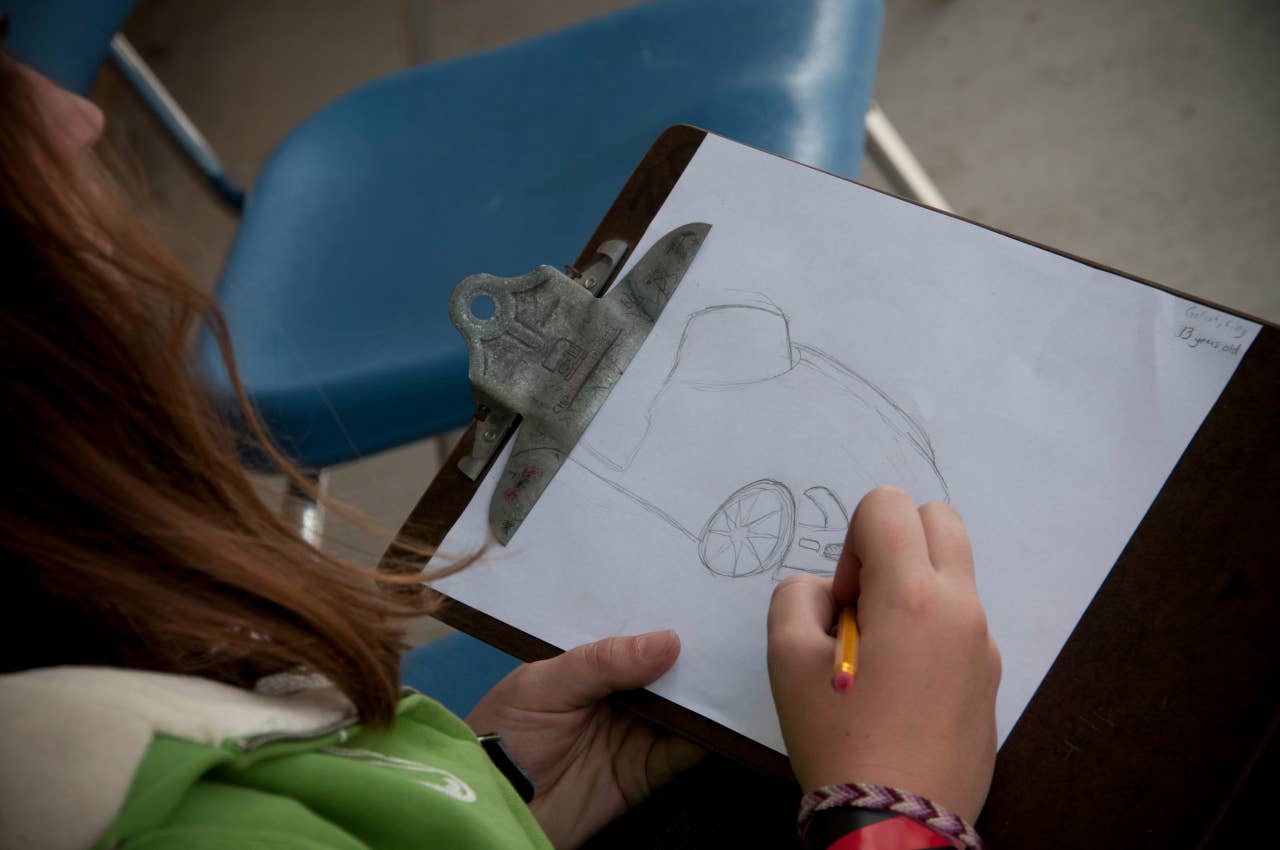 Mercedes-Benz SLS at Sycamore Canyon School