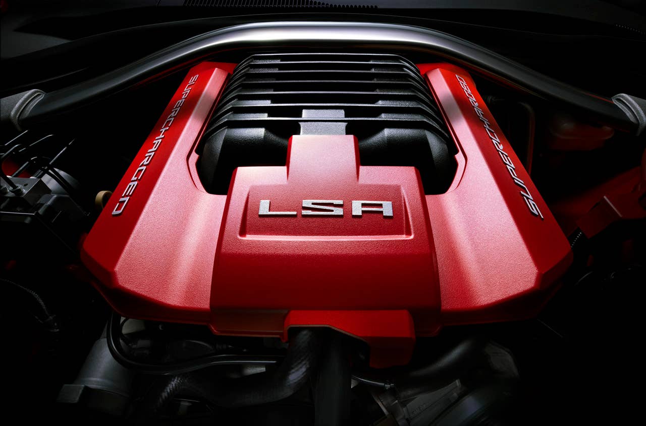 2012 Chevrolet Camaro ZL1 engine