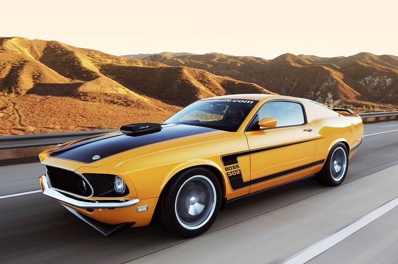 Retrobuilt 1969 Mustang Fastback driving