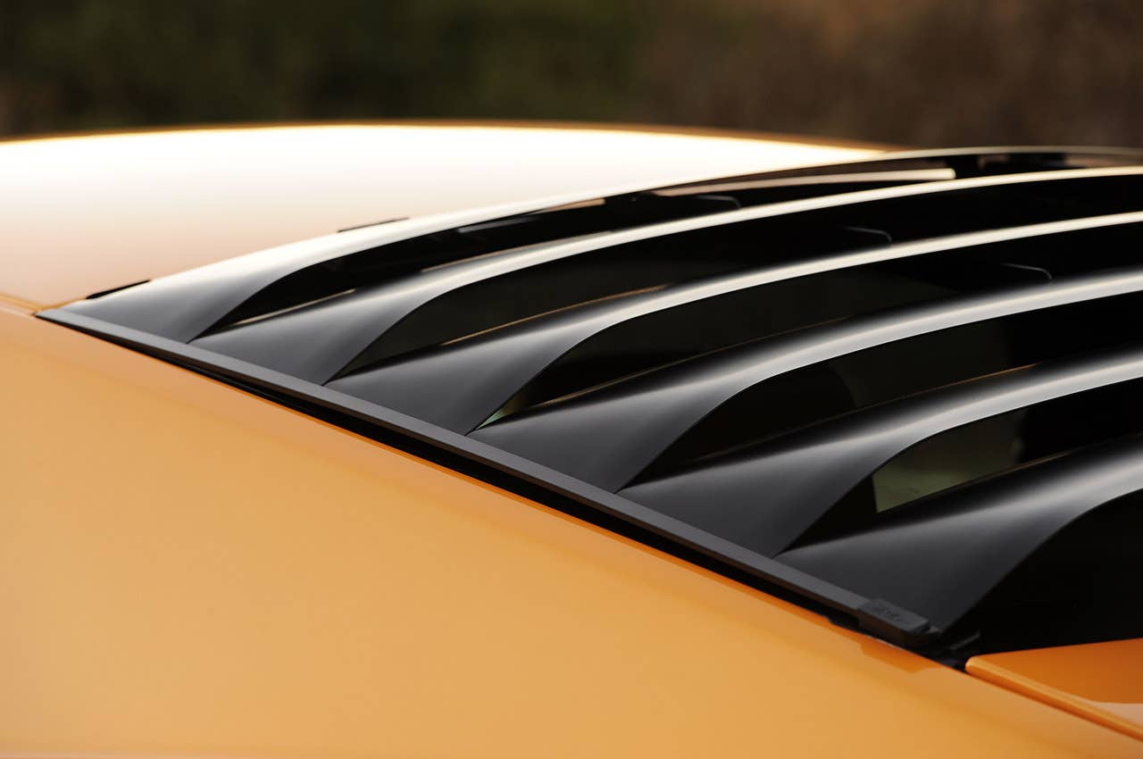 Retrobuilt 1969 Mustang Fastback rear window slats