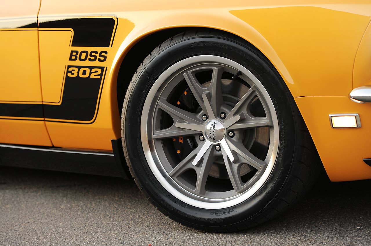 Retrobuilt 1969 Mustang Fastback wheel