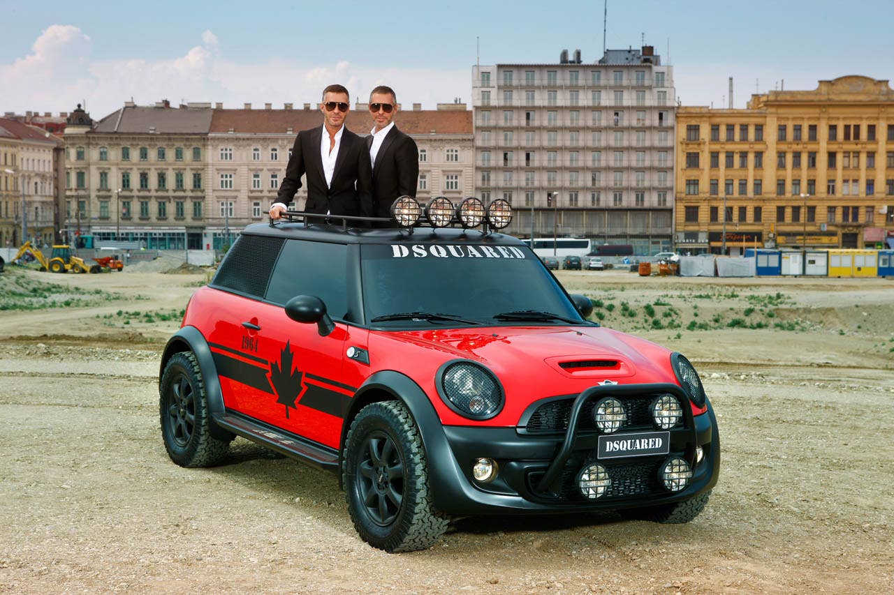 Dean and Dan Caten present their Life Ball MINI 2011 designed by DSQUARED? (05/2011)