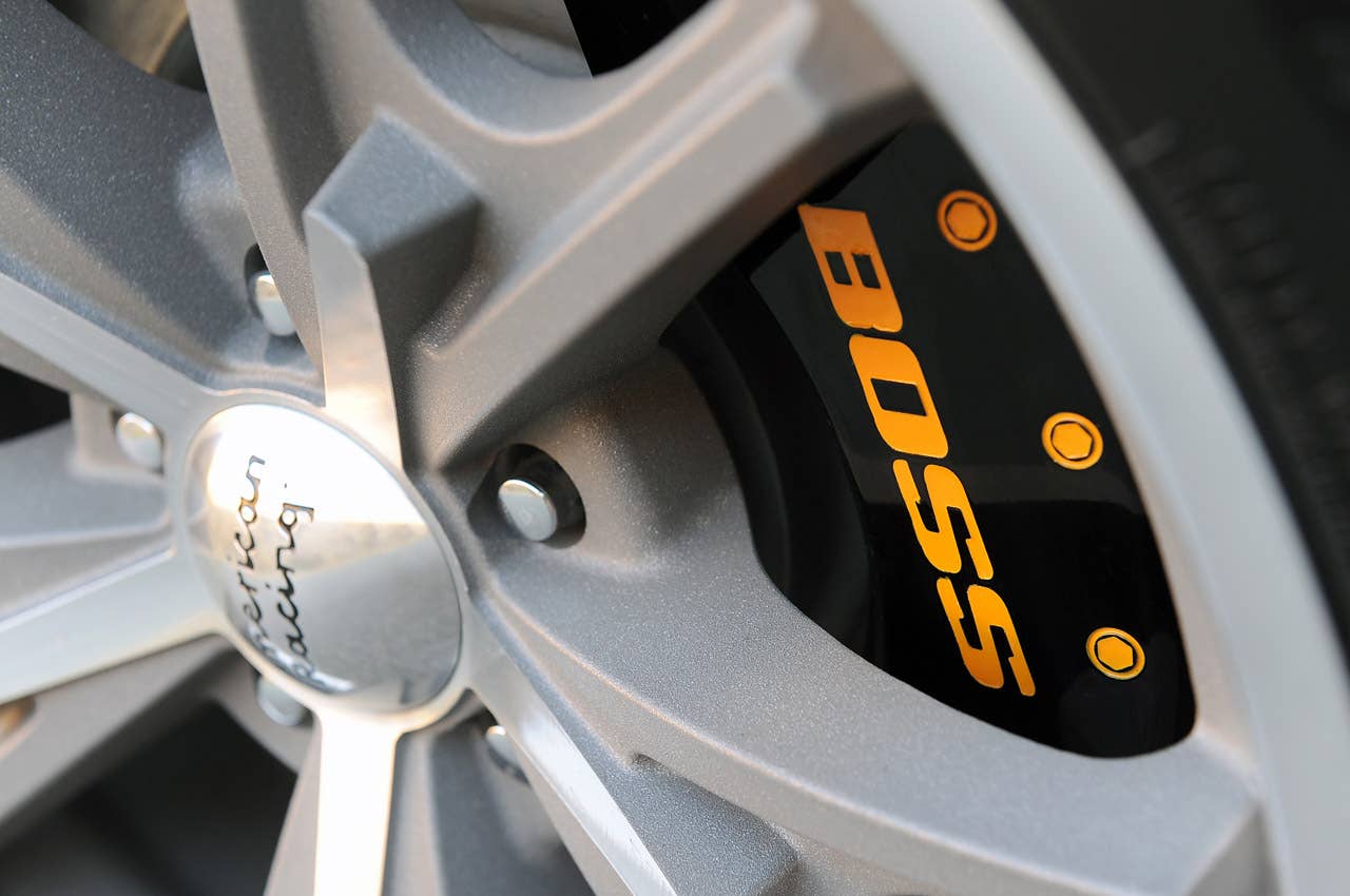 Retrobuilt 1969 Mustang Fastback brake caliper