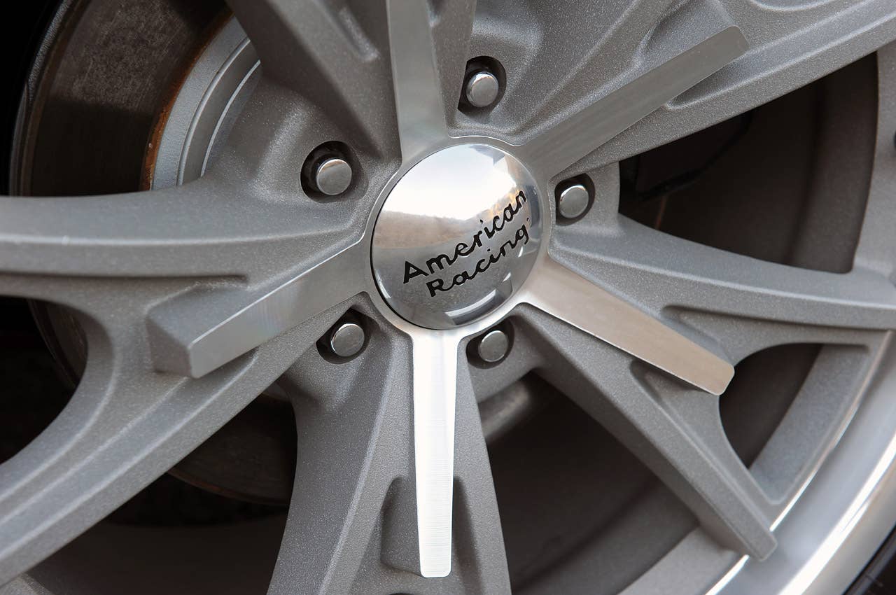 Retrobuilt 1969 Mustang Fastback wheel detail