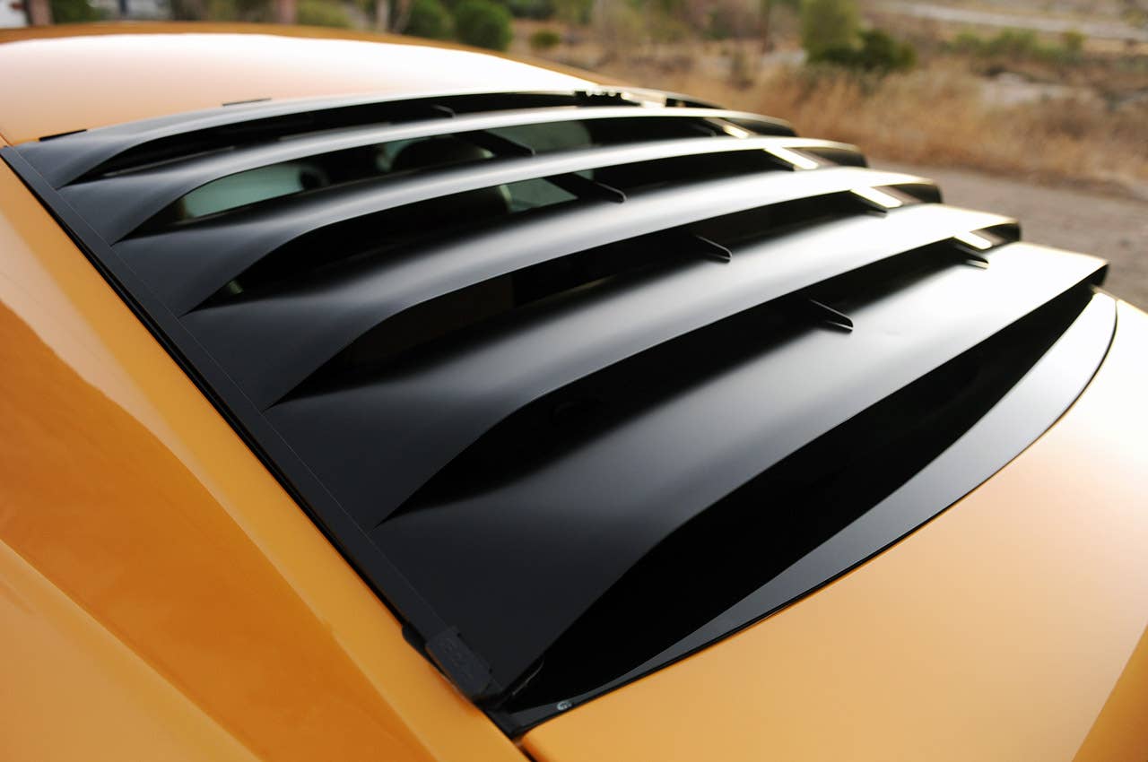 Retrobuilt 1969 Mustang Fastback rear window slats