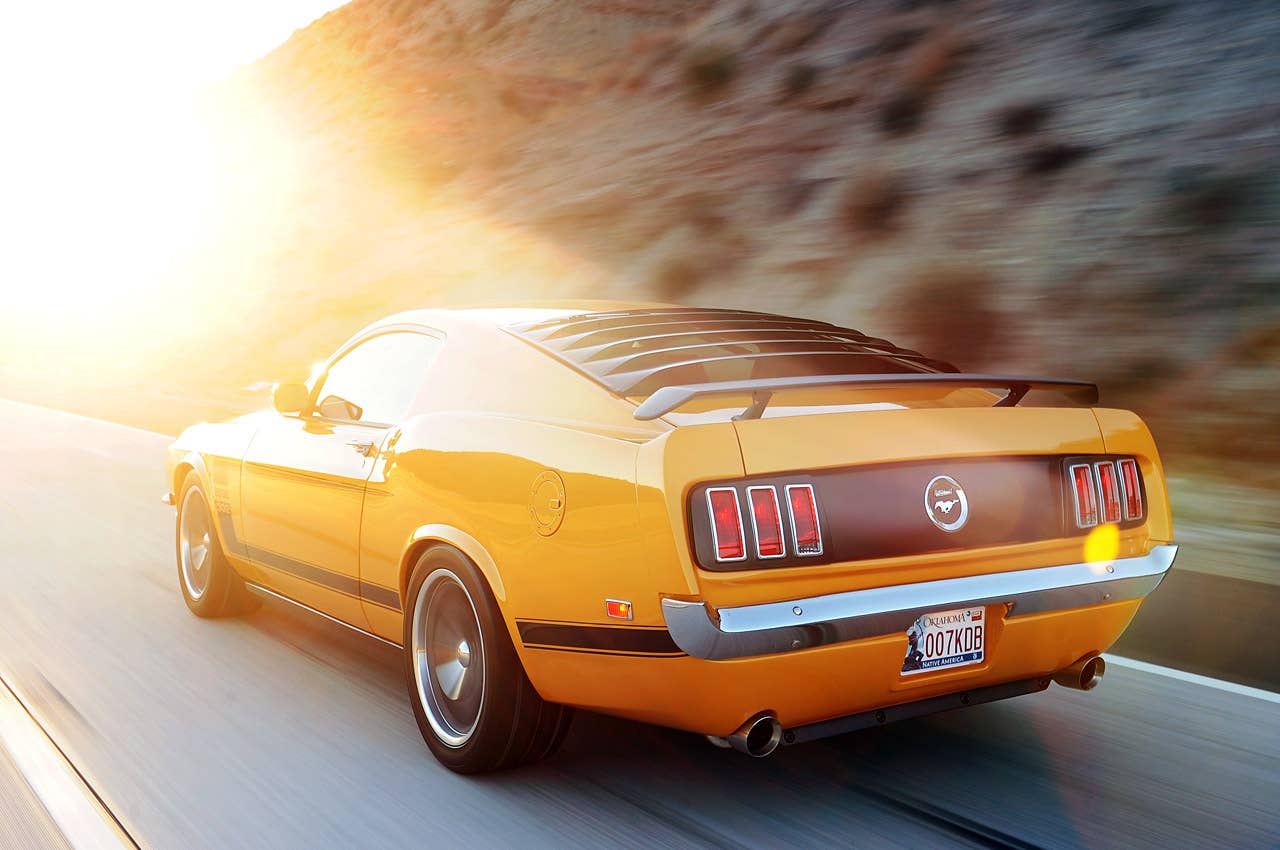 Retrobuilt 1969 Mustang Fastback driving