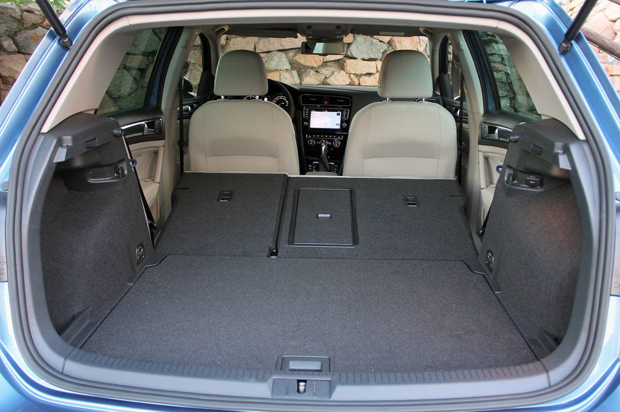 2014 Volkswagen Golf rear cargo area