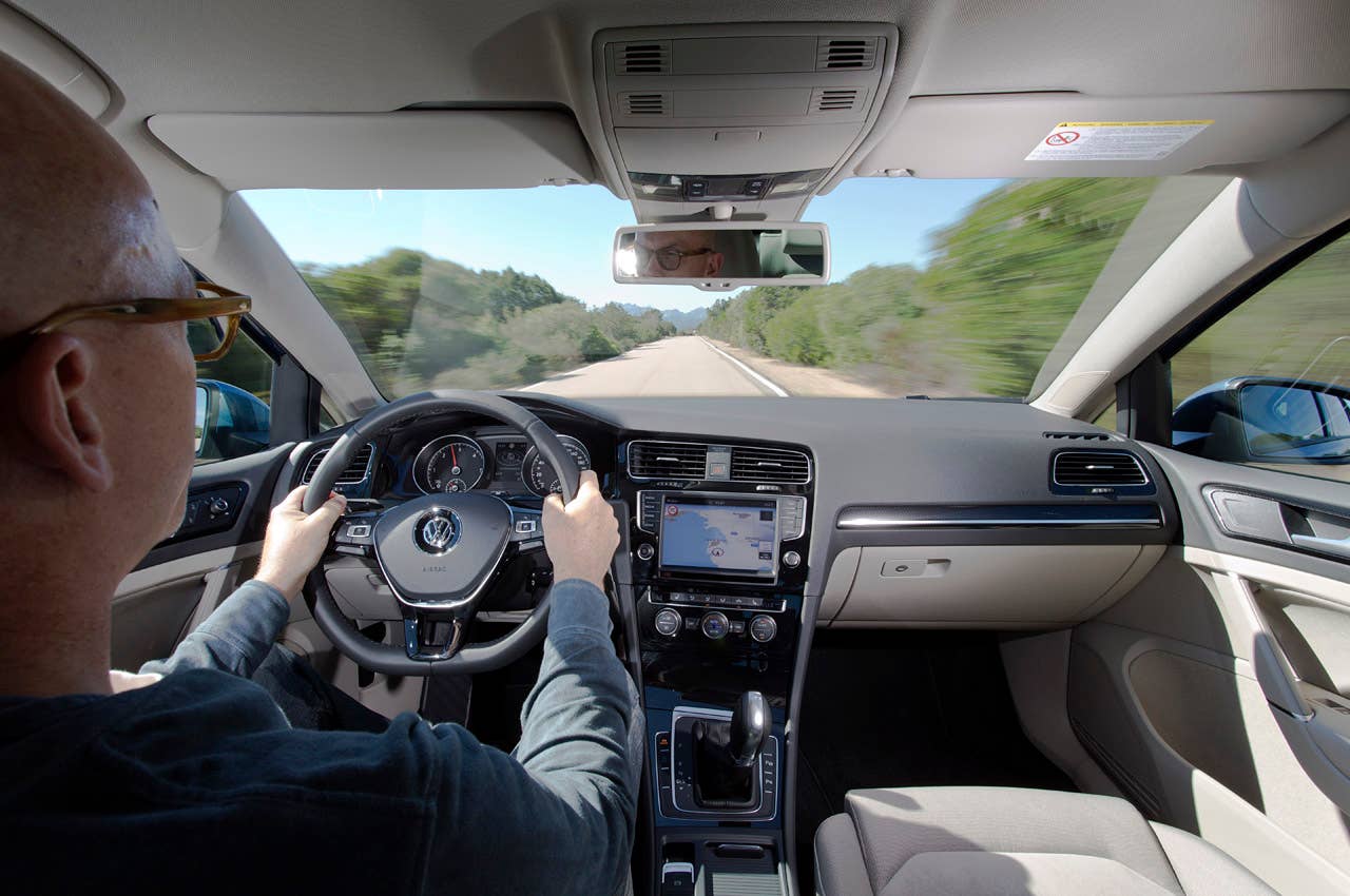 2014 Volkswagen Golf driving