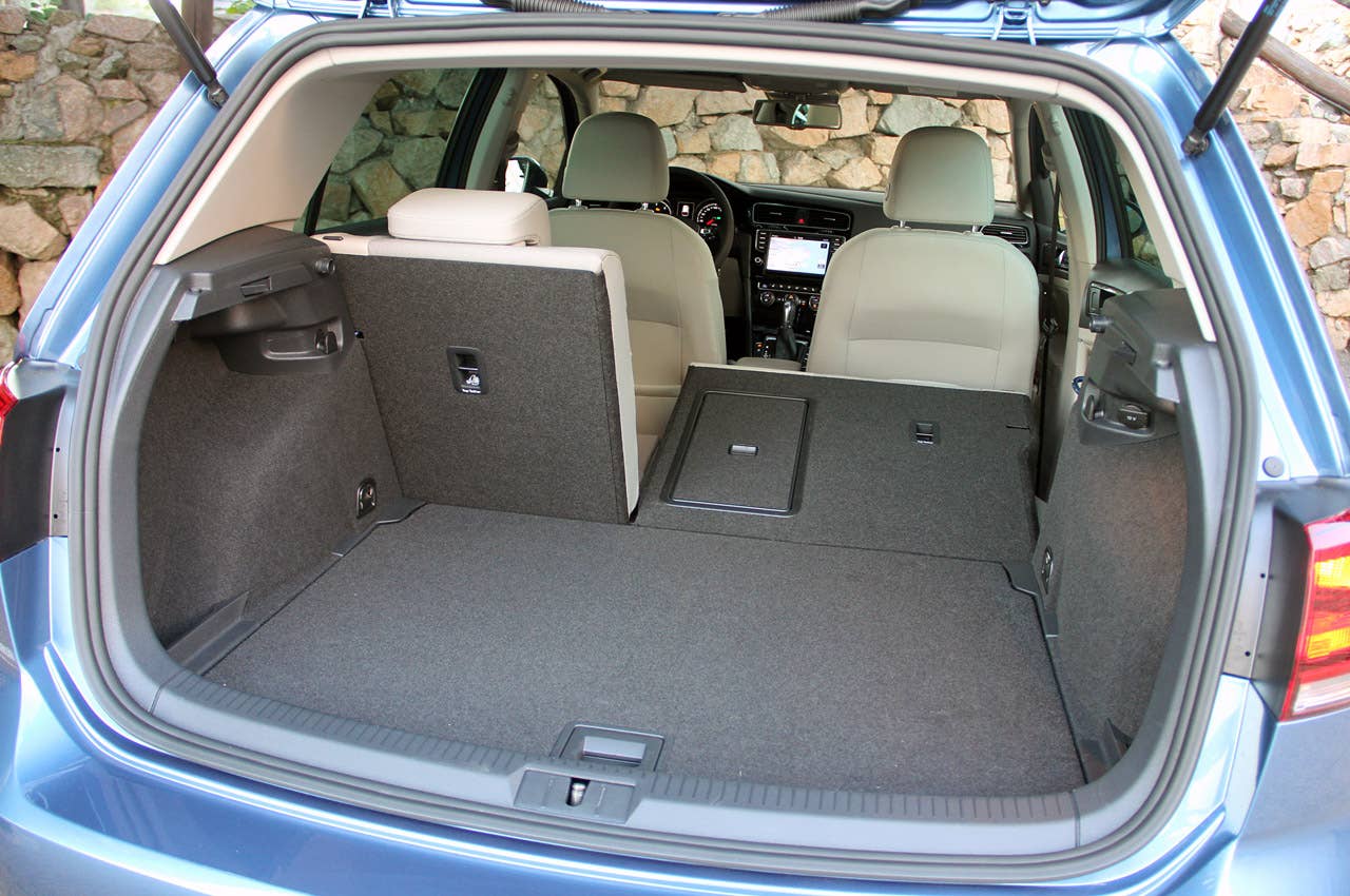 2014 Volkswagen Golf rear cargo area