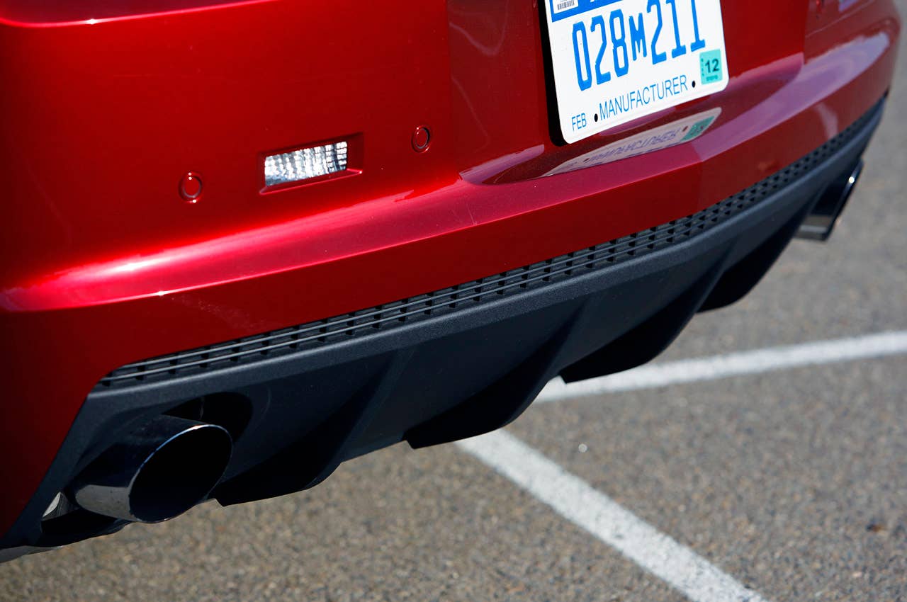 2011 Chevrolet Camaro Convertible rear fascia