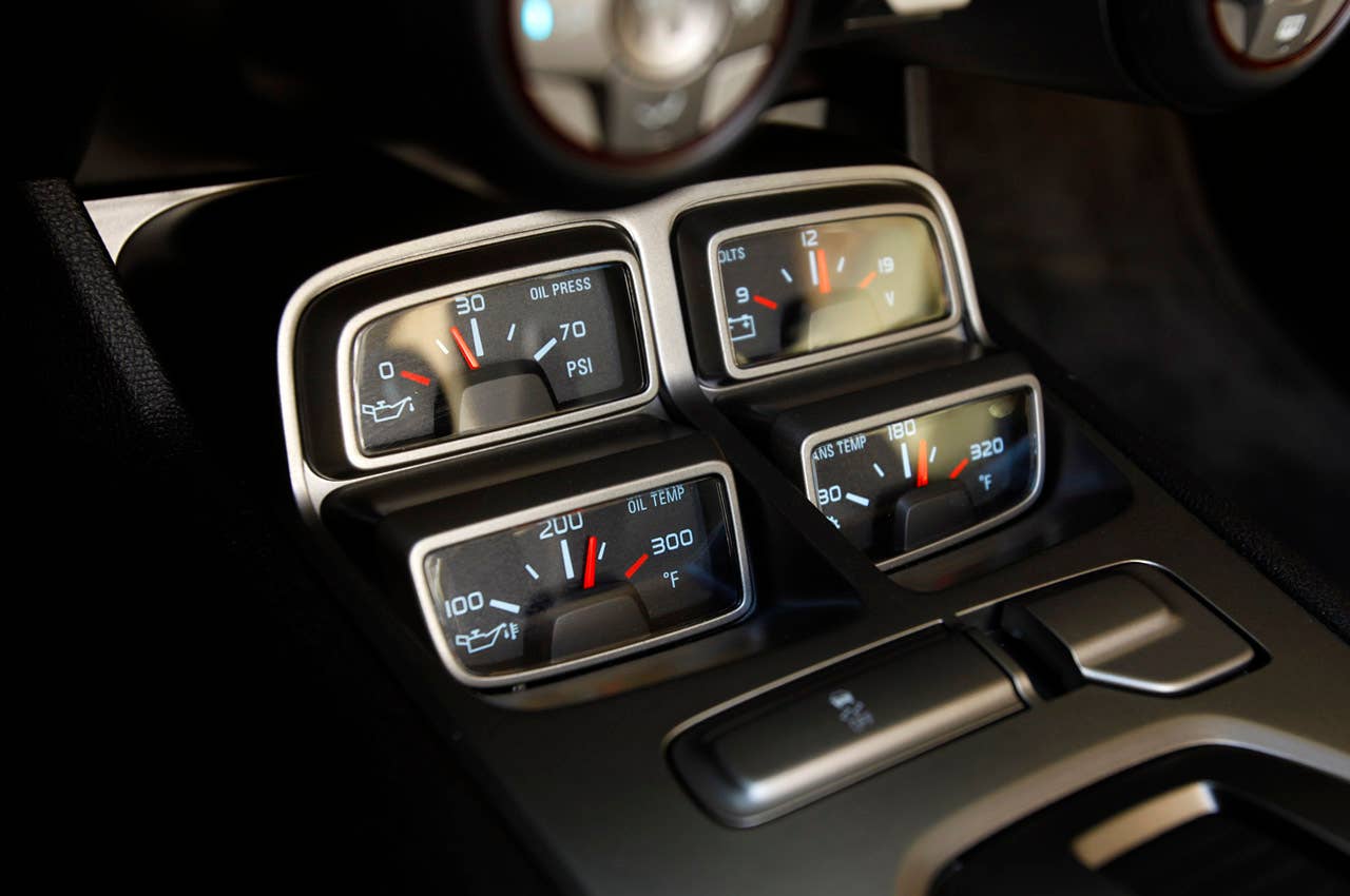2011 Chevrolet Camaro Convertible gauges